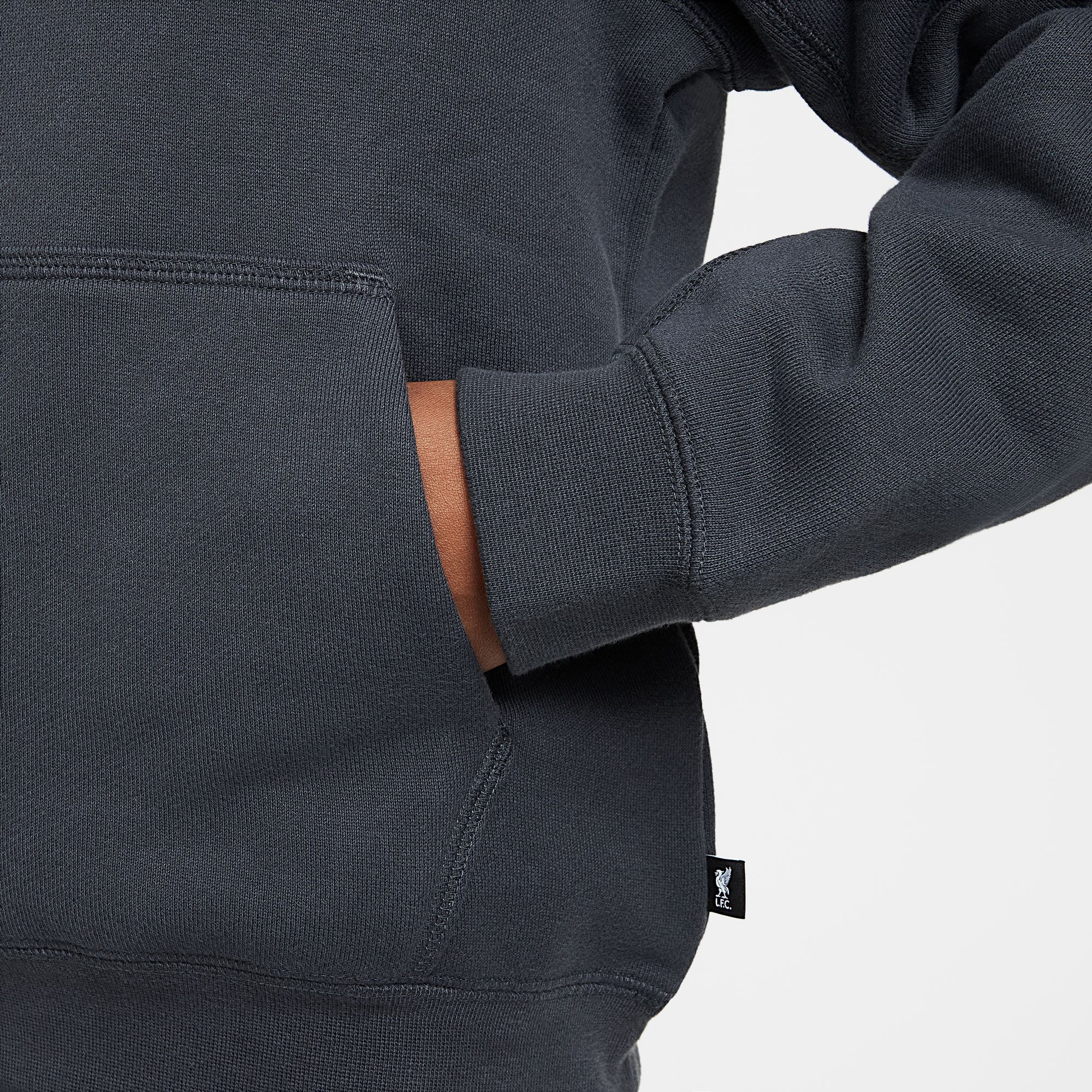 Nike Liverpool FC Third Big Kids' Soccer Pullover Hoodie - FQ3470-070-NIKE by Nike | Available at Niky's Sports
