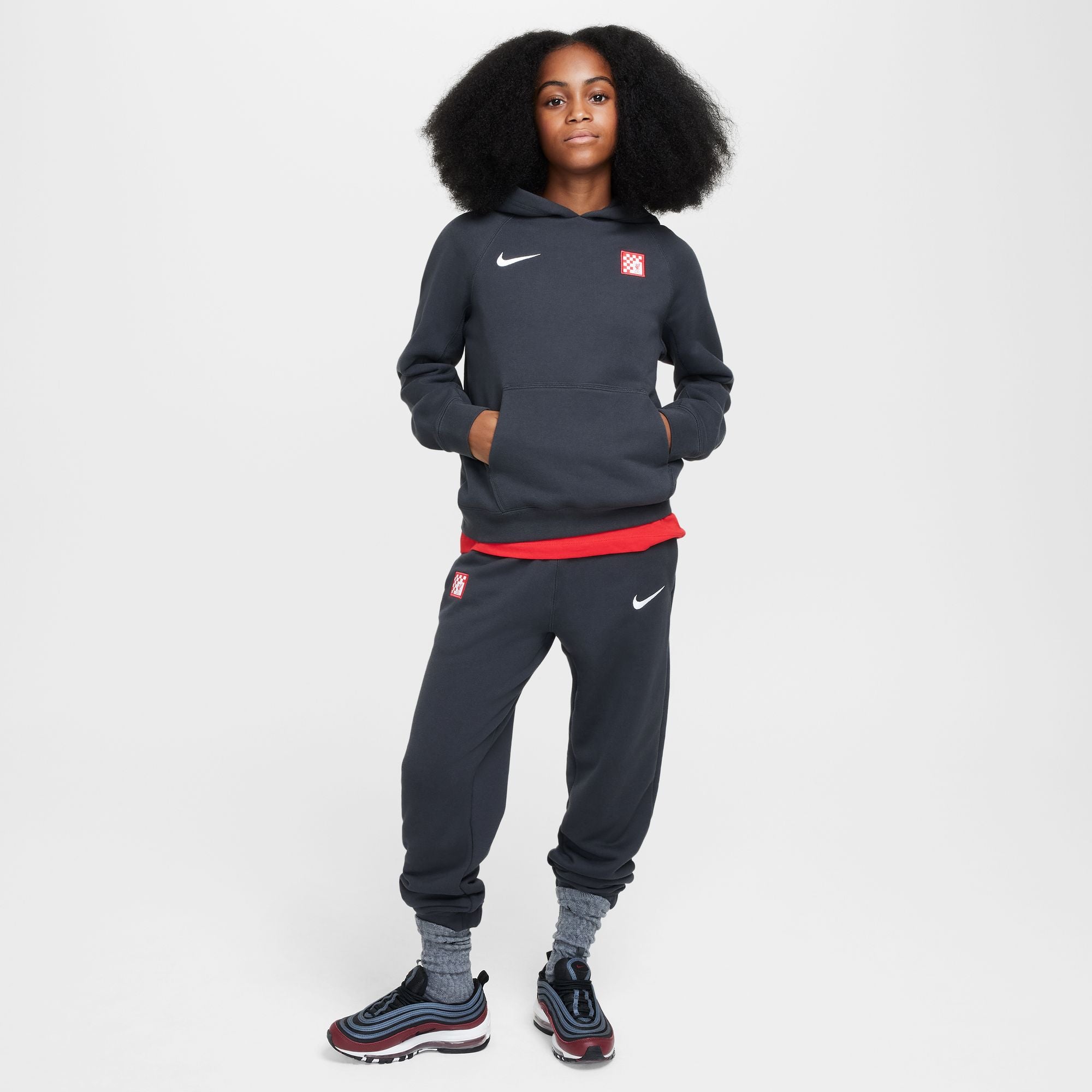 Nike Liverpool FC Third Big Kids' Soccer Pullover Hoodie - FQ3470-070-NIKE by Nike | Available at Niky's Sports