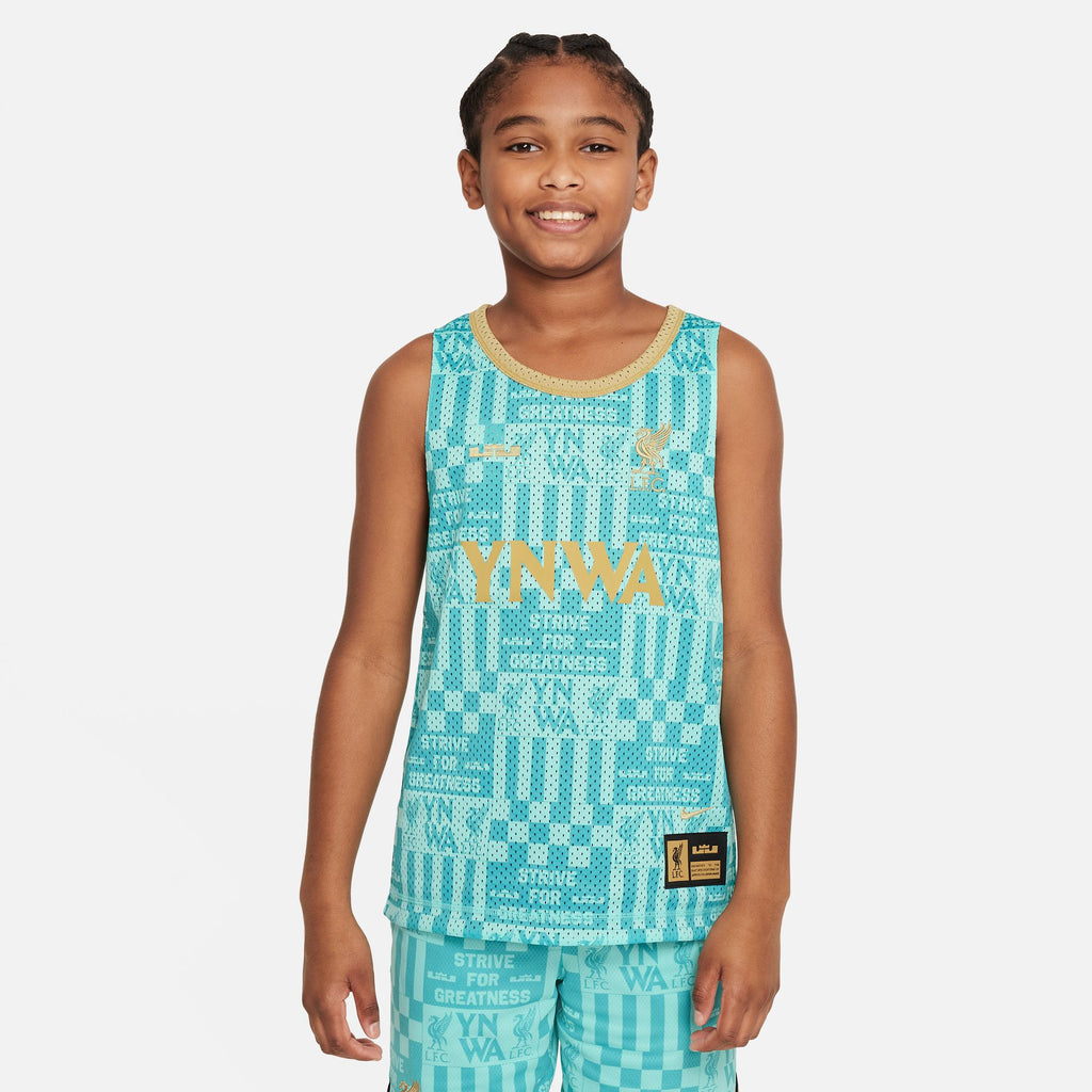 Nike LeBron x Liverpool FC Culture of Basketball Big Kids' Reversible Nike LeBron x Liverpool FC Culture of Basketball Big Kids' Reversible