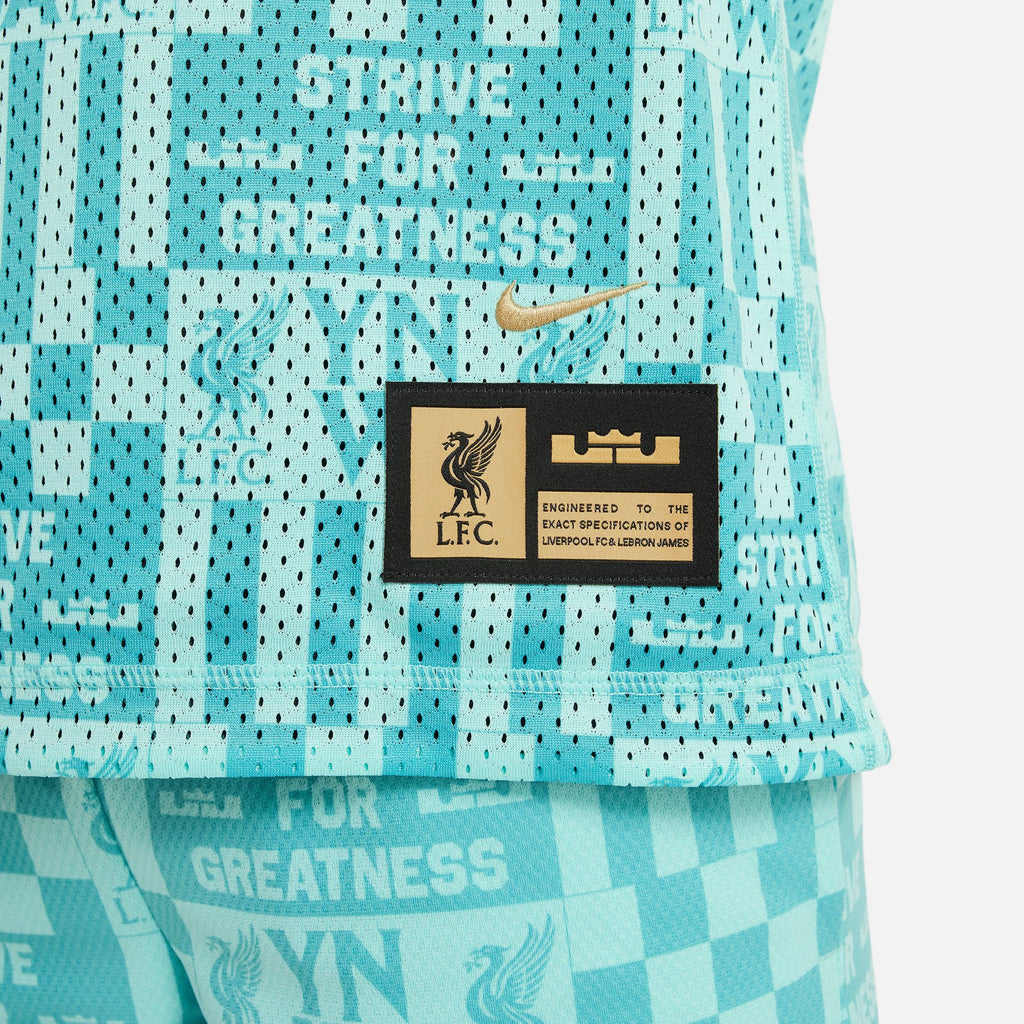 Nike LeBron x Liverpool FC Culture of Basketball Big Kids' Reversible Soccer Jersey - FQ4128-305-NIKE by Nike | Available at Niky's Sports