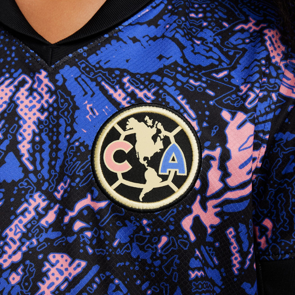 Nike Club America 2024/25 Stadium Third Big Kids' Dri-FIT Soccer Replica Jersey - FQ4525-434-NIKE by Nike | Available at Niky's Sports
