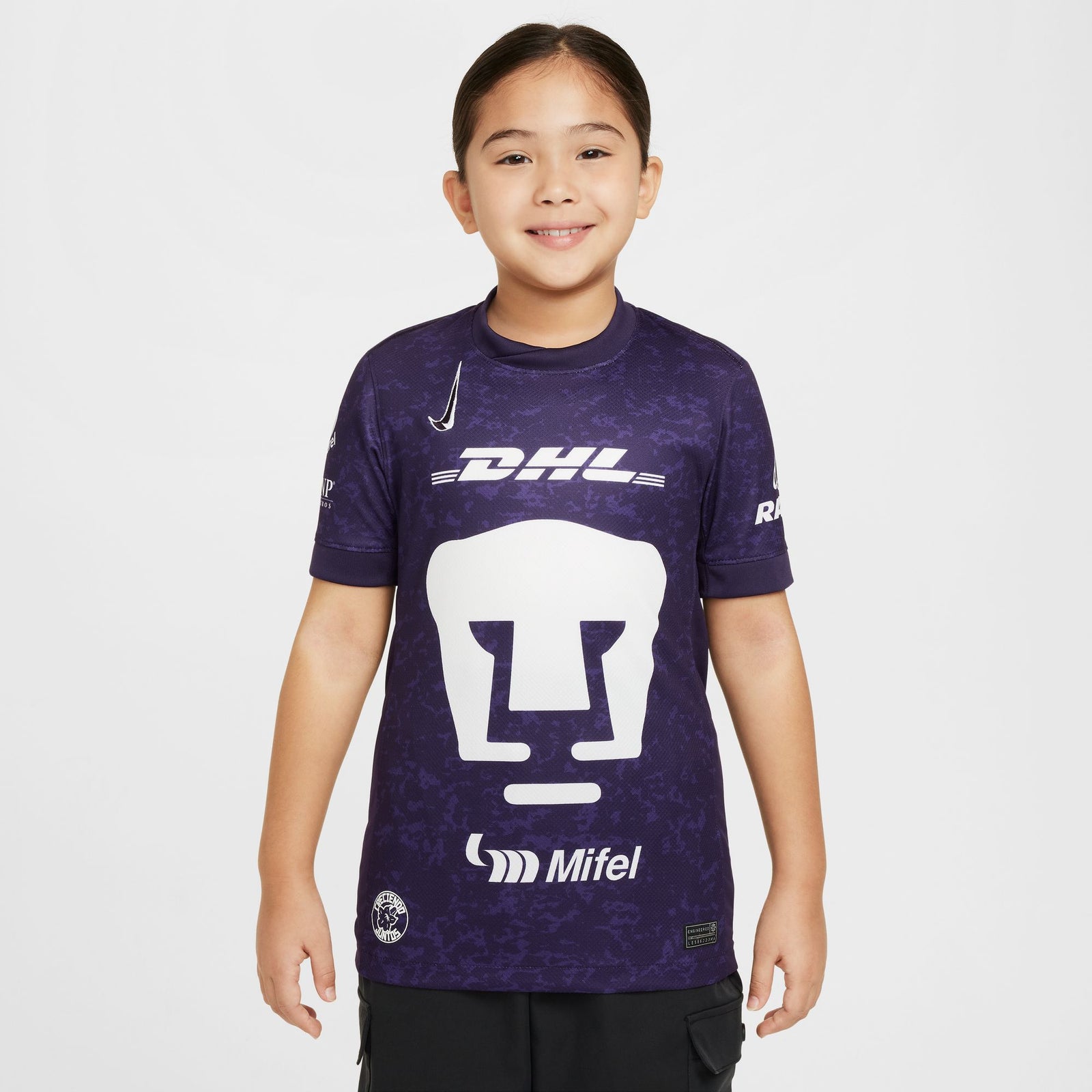 Nike Pumas UNAM 2024/25 Stadium Third Big Kids' Dri-FIT Soccer Replica Jersey - FQ4526-525-NIKE by Nike | Available at Niky's Sports