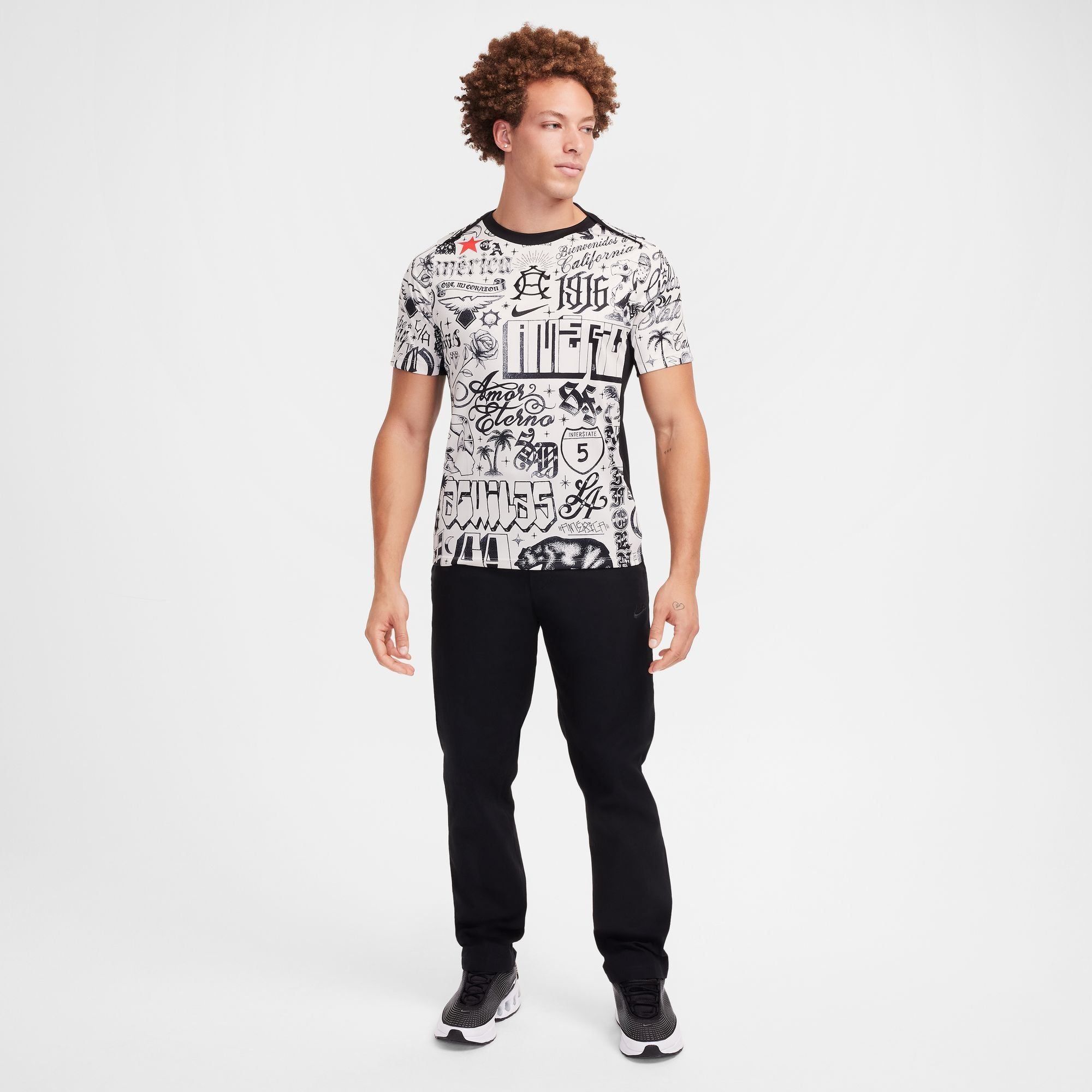 Nike Club America Academy Pro SE Men's Dri-FIT Soccer Pre-Match Short-Sleeve Top - FQ4612-104-NIKE by Nike | Available at Niky's Sports