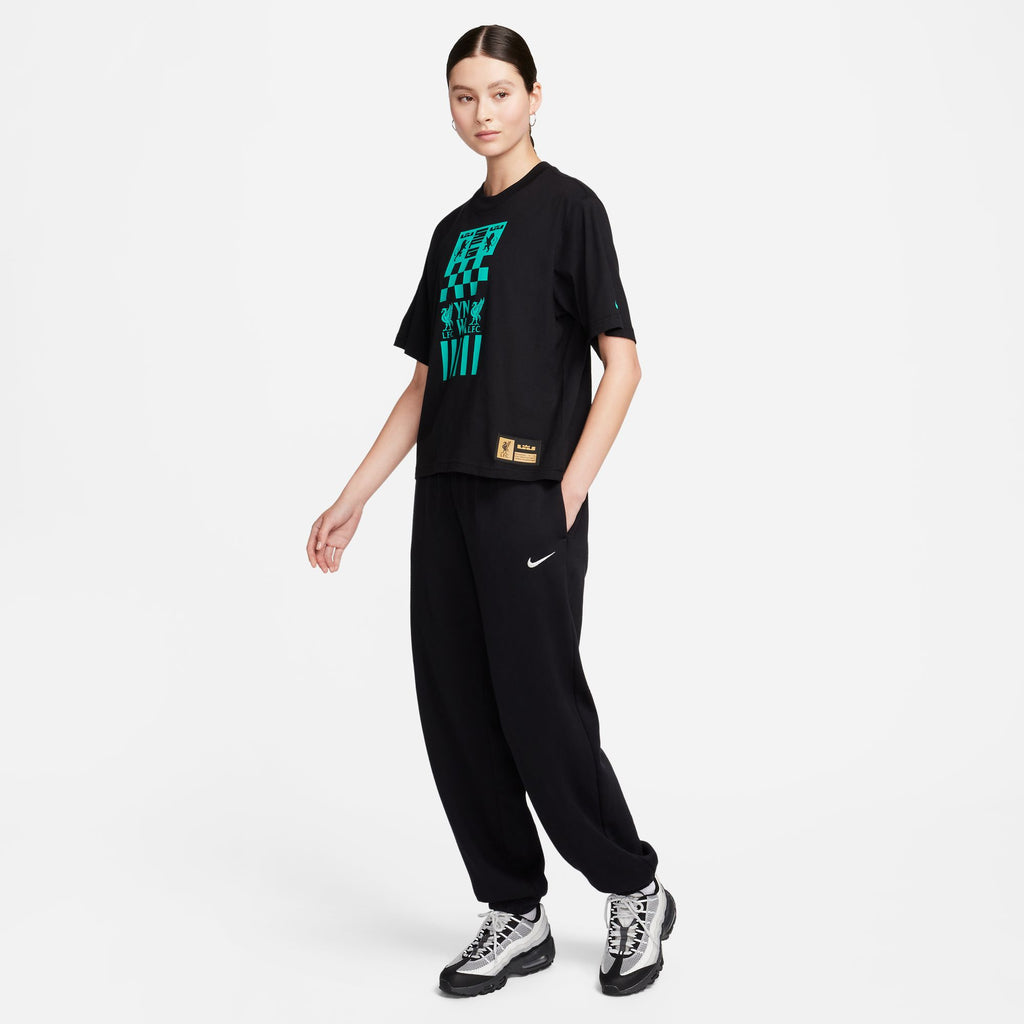 Nike LeBron x Liverpool FC Women's Soccer T-Shirt - FQ6569-010-NIKE by Nike | Available at Niky's Sports