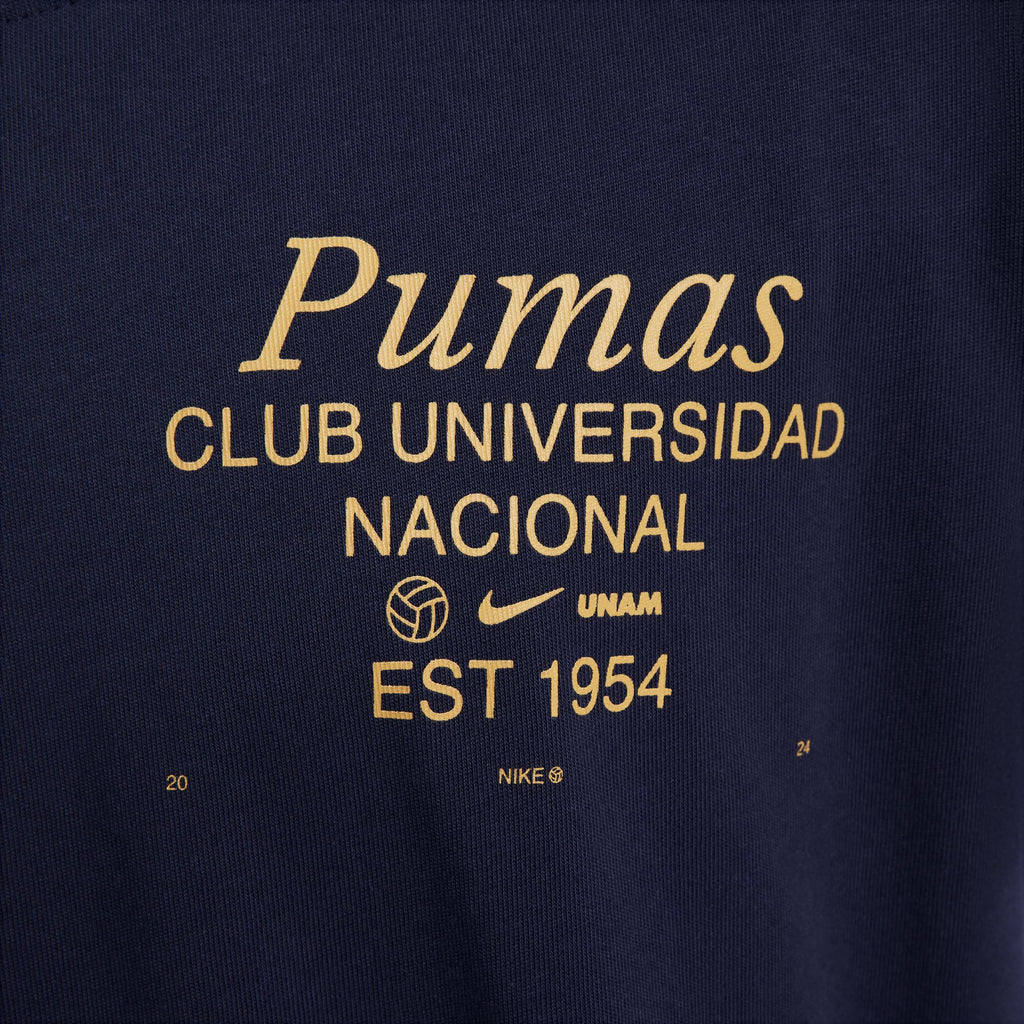 Nike Pumas UNAM Men's Soccer Max90 T-Shirt - FQ6587-451-NIKE by Nike | Available at Niky's Sports