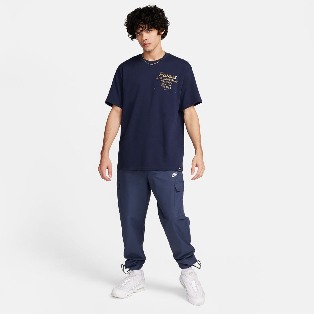 Nike Pumas UNAM Men's Soccer Max90 T-Shirt - FQ6587-451-NIKE by Nike | Available at Niky's Sports