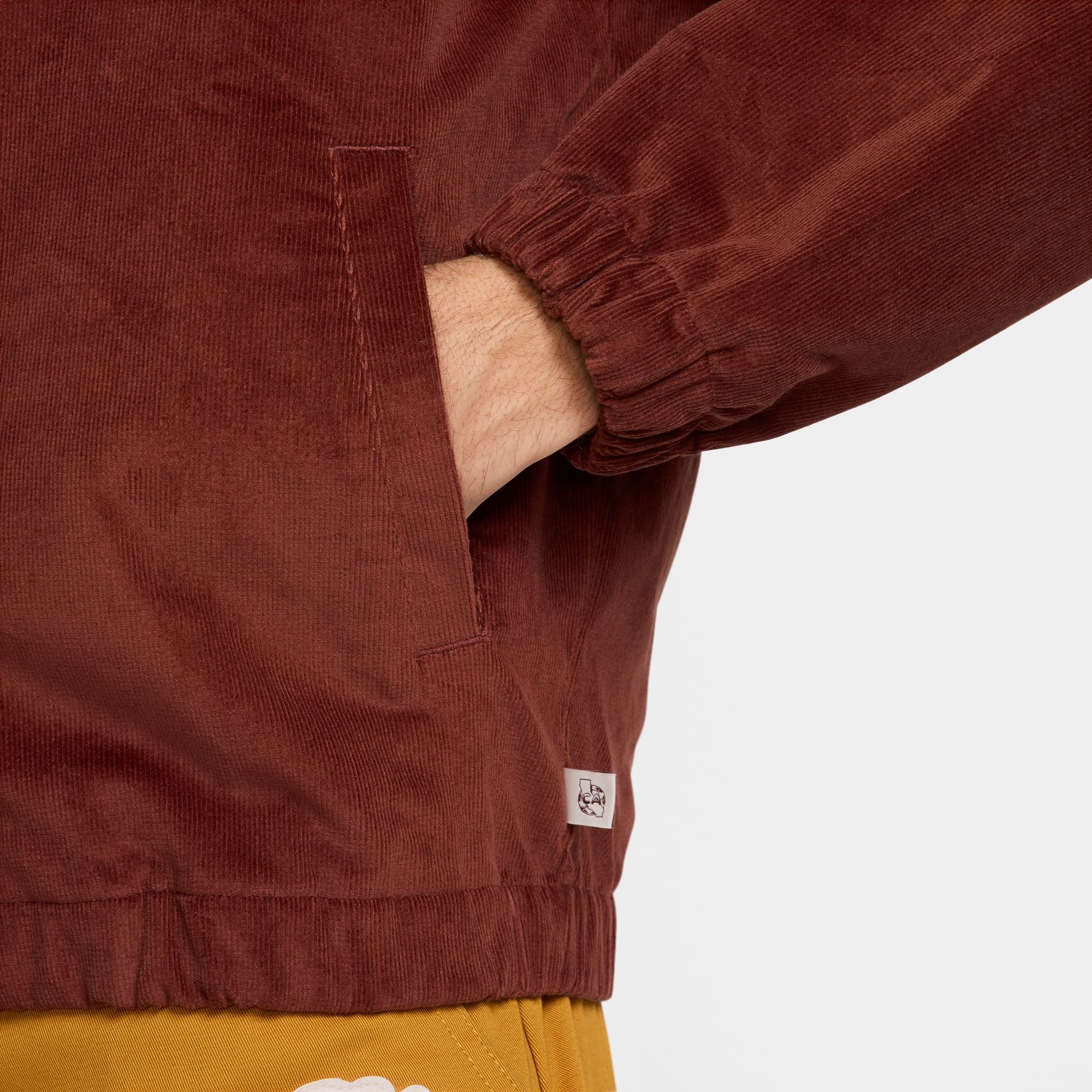 Nike Club America Men's Life Soccer Harrington Jacket - FQ7823-217-NIKE by Nike | Available at Niky's Sports