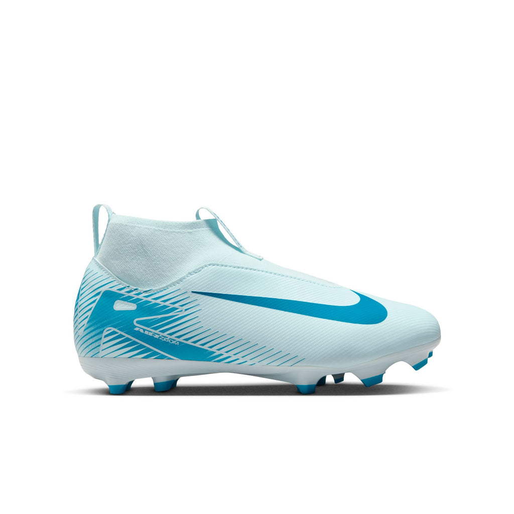 Nike Jr. Mercurial Superfly 10 Academy Little/Big Kids' MG High-Top Soccer Cleats - FQ8304-400-NIKE by Nike | Available at Niky's Sports
