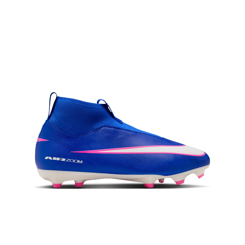 Nike Jr. Mercurial Superfly 10 Academy Little/Big Kids' Multi-Ground High-Top Soccer Cleats - FQ8304-446-NIKE by Nike | Available at Niky's Sports