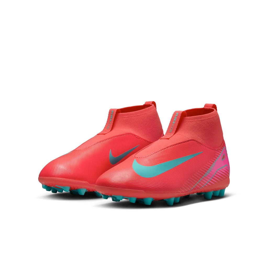 Nike Jr. Mercurial Superfly 10 Academy Little/Big Kids' AG High-Top Soccer Cleats - FQ8308-800-NIKE by Nike | Available at Niky's Sports