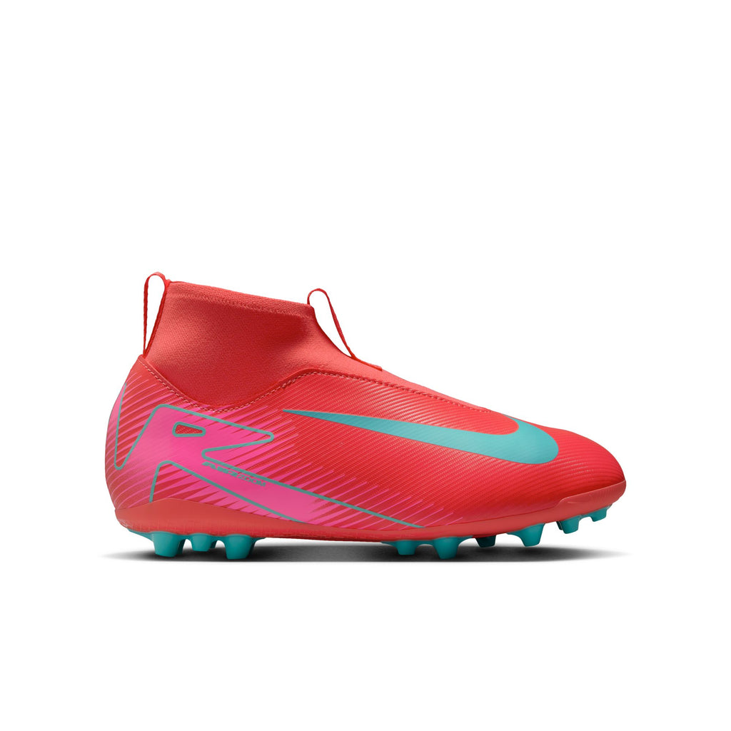 Nike Jr. Mercurial Superfly 10 Academy Little/Big Kids' AG High-Top Soccer Cleats - FQ8308-800-NIKE by Nike | Available at Niky's Sports