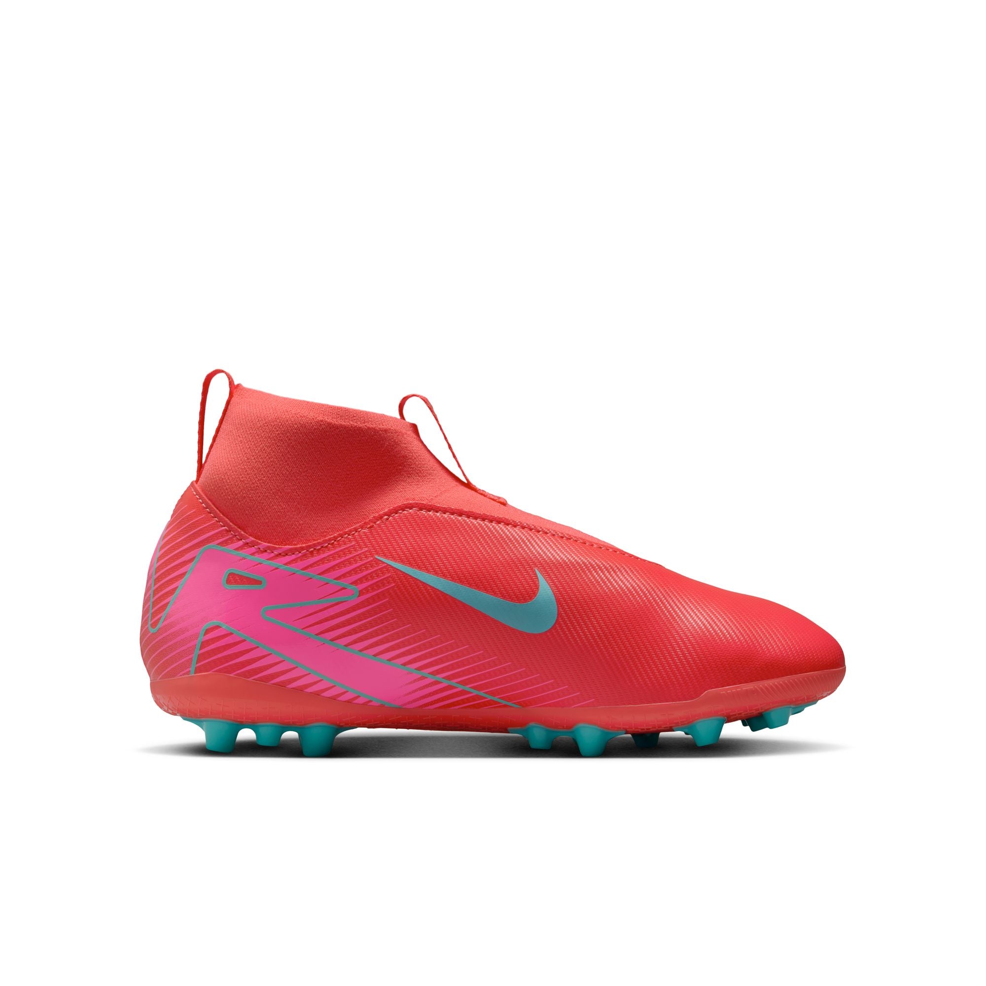 Nike Jr. Mercurial Superfly 10 Academy Little/Big Kids' AG High-Top Soccer Cleats - FQ8308-800-NIKE by Nike | Available at Niky's Sports