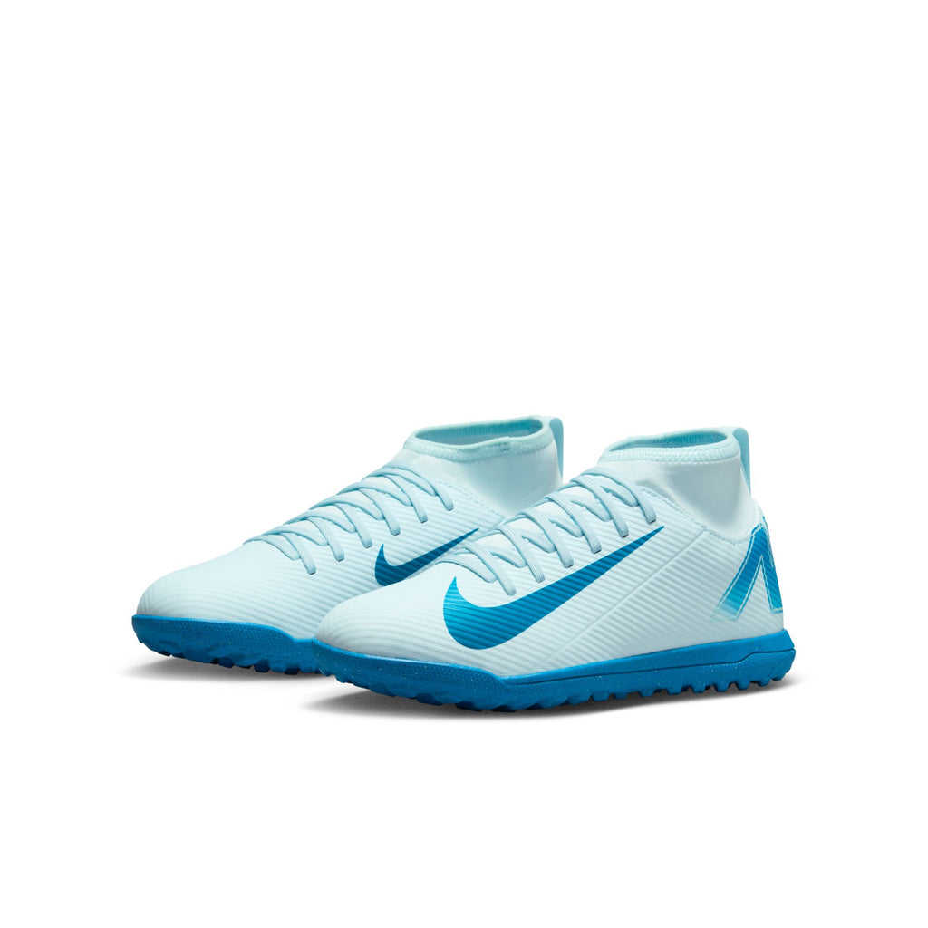 Nike Jr. Mercurial Superfly 10 Club Little/Big Kids' TF High-Top Soccer Shoes - FQ8313-400-NIKE by Nike | Available at Niky's Sports