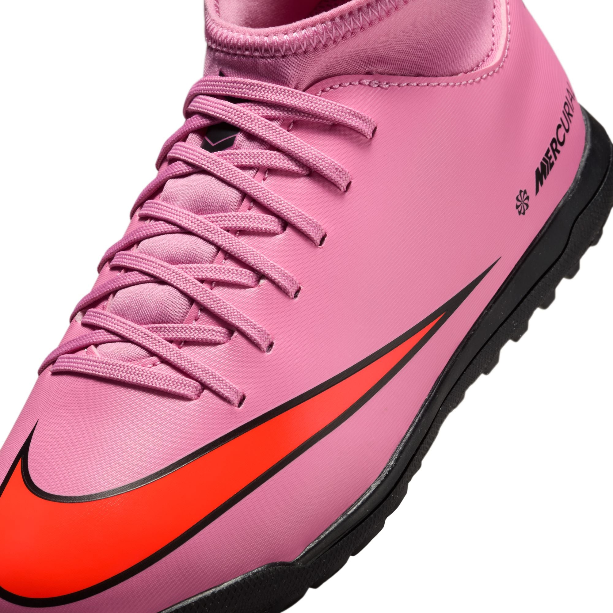 Nike Jr. Mercurial Superfly 10 Club Little/Big Kids' Turf High-Top Soccer Shoes - FQ8313-600-NIKE by Nike | Available at Niky's Sports