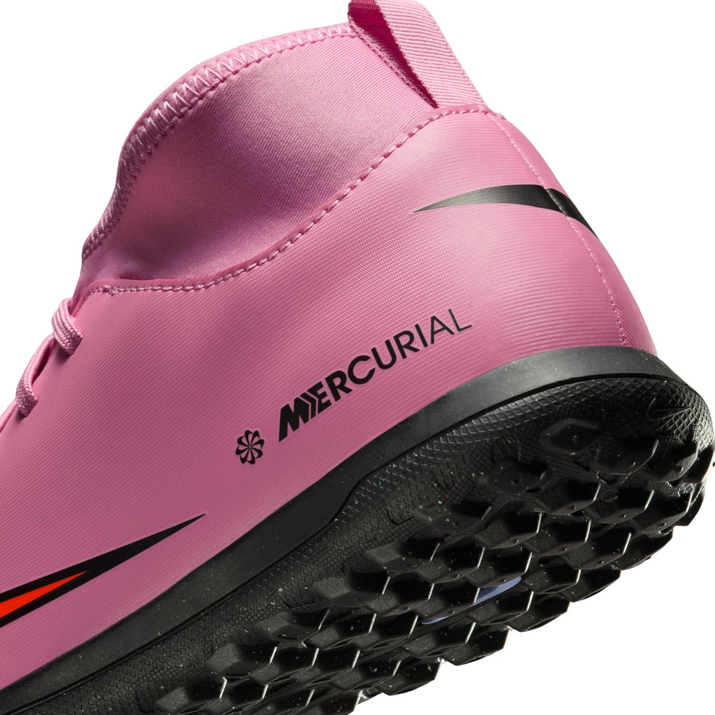 Nike Jr. Mercurial Superfly 10 Club Little/Big Kids' Turf High-Top Soccer Shoes - FQ8313-600-NIKE by Nike | Available at Niky's Sports