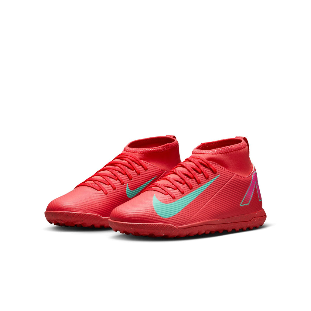 Nike Jr. Mercurial Superfly 10 Club Little/Big Kids' TF High-Top Soccer Shoes - FQ8313-800-NIKE by Nike | Available at Niky's Sports