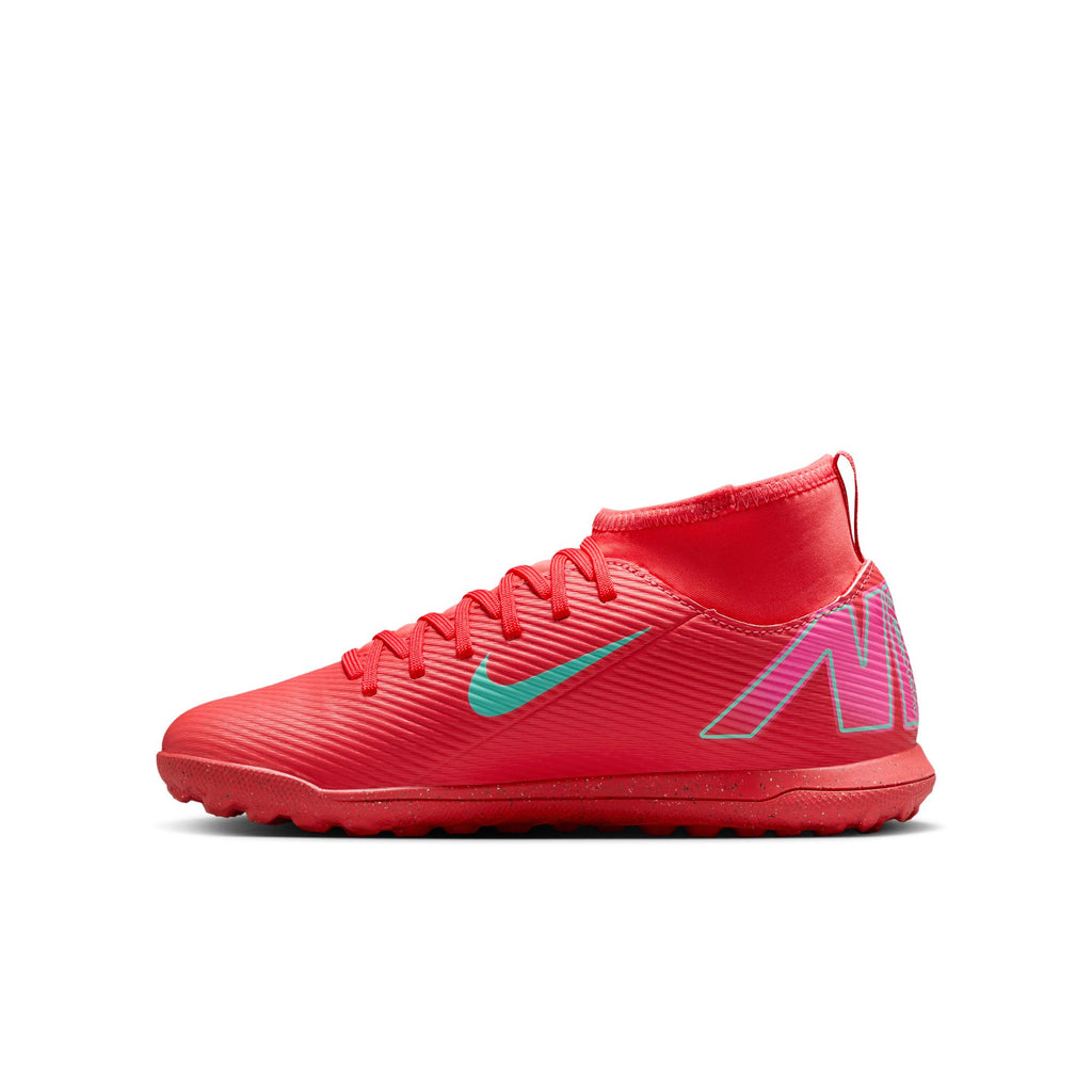 Nike Jr. Mercurial Superfly 10 Club Little/Big Kids' TF High-Top Soccer Shoes - FQ8313-800-NIKE by Nike | Available at Niky's Sports