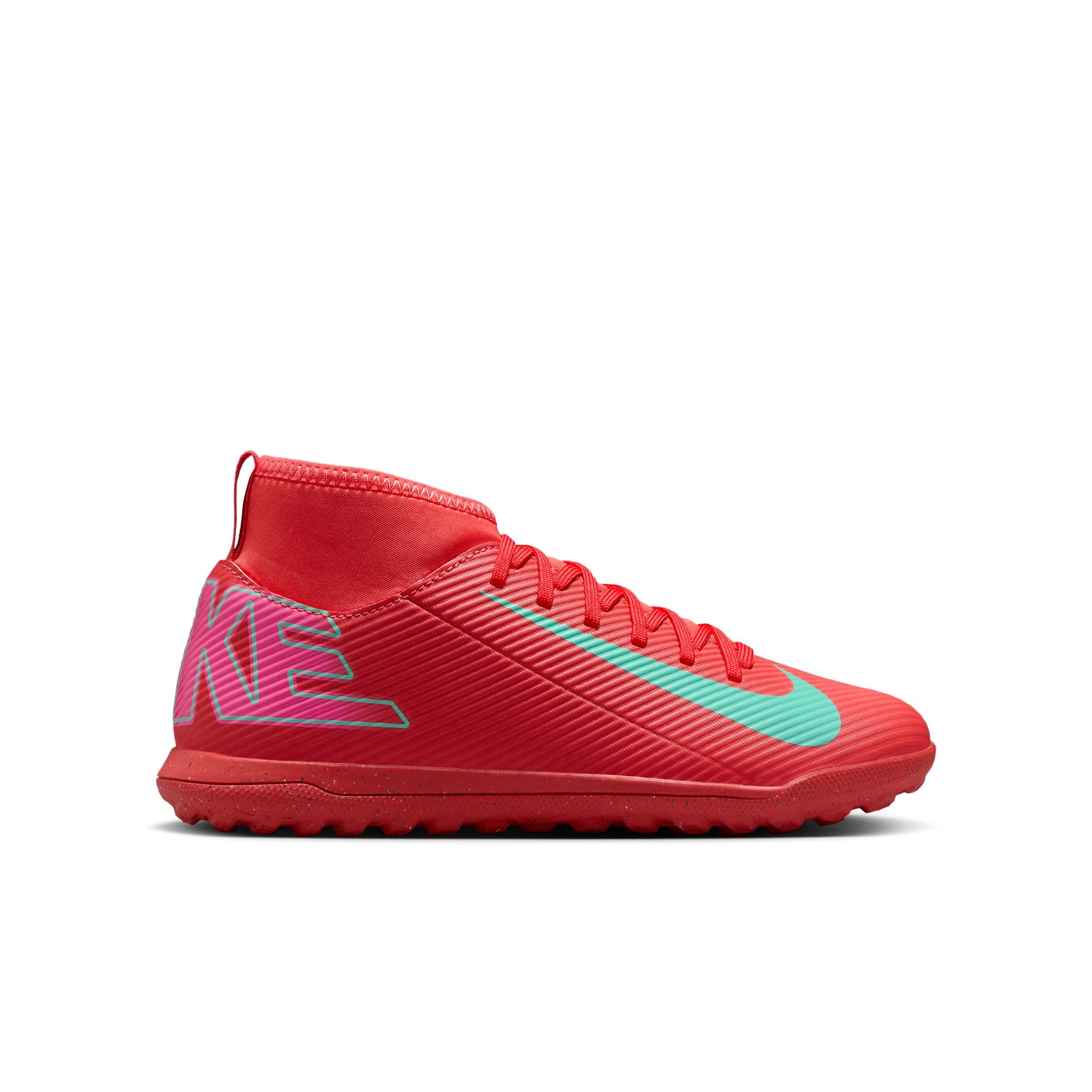 Nike Jr. Mercurial Superfly 10 Club Little/Big Kids' TF High-Top Soccer Shoes - FQ8313-800-NIKE by Nike | Available at Niky's Sports