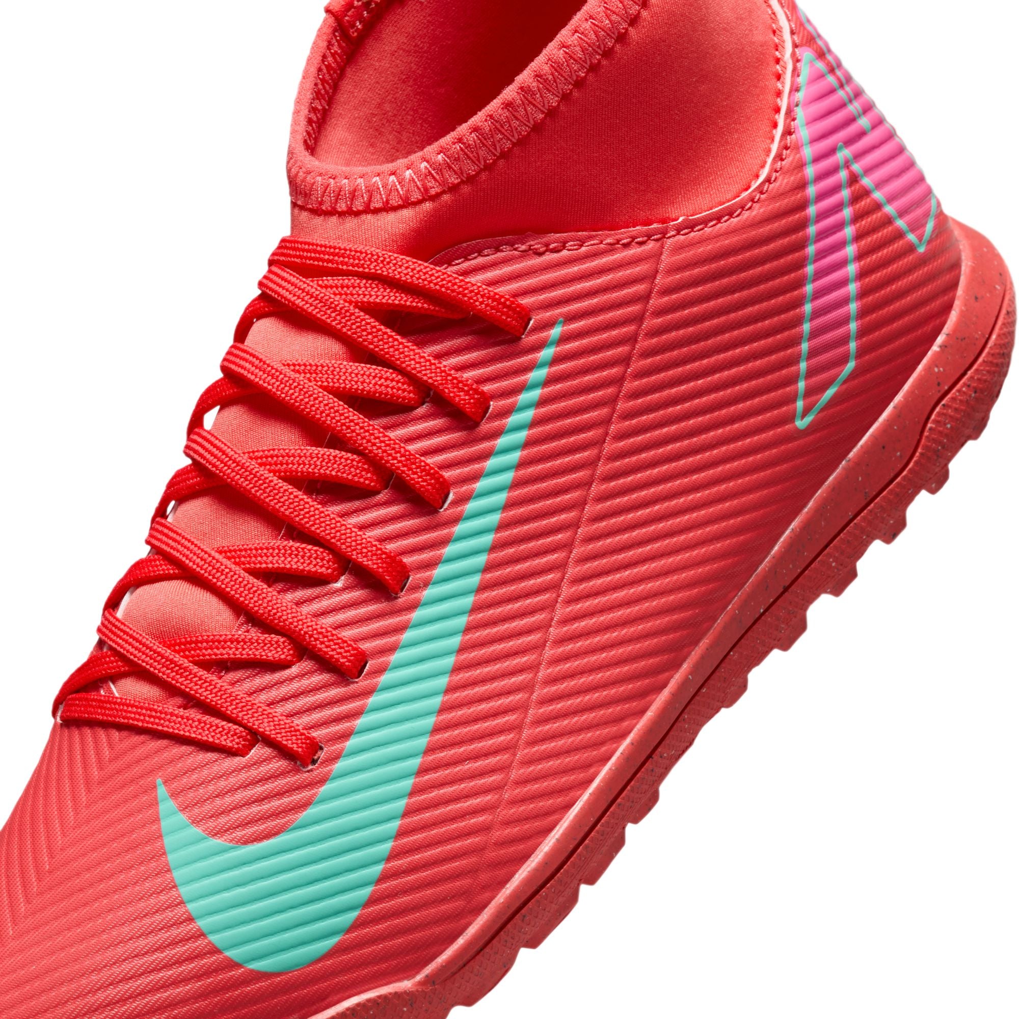 Nike Jr. Mercurial Superfly 10 Club Little/Big Kids' TF High-Top Soccer Shoes - FQ8313-800-NIKE by Nike | Available at Niky's Sports