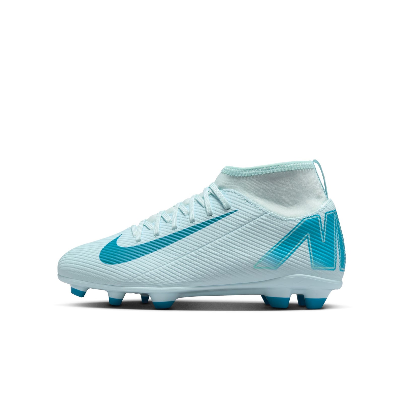 Nike Jr. Mercurial Superfly 10 Club Little/Big Kids' MG High-Top Soccer Cleats - FQ8318-400-NIKE by Nike | Available at Niky's Sports