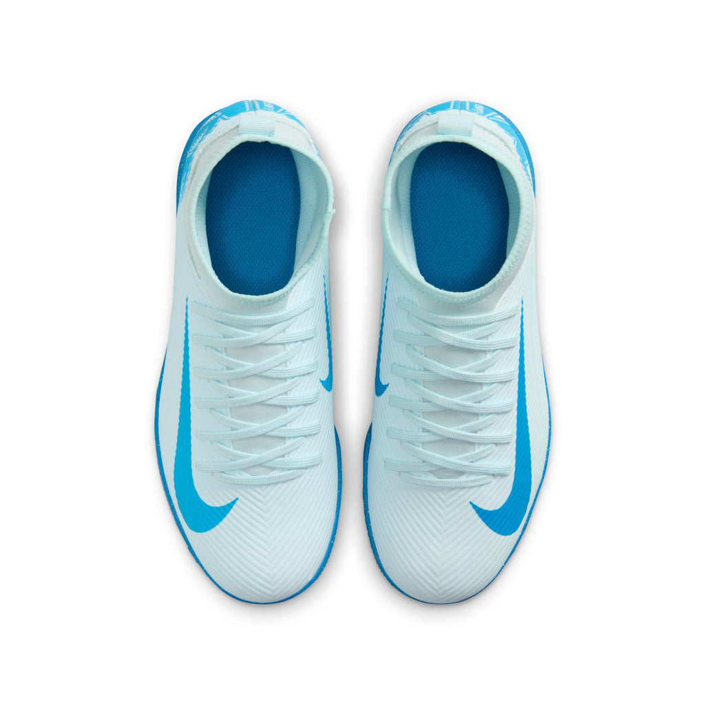 Nike Jr. Mercurial Superfly 10 Club Little/Big Kids' IC High-Top Soccer Shoes - FQ8320-400-NIKE by Nike | Available at Niky's Sports