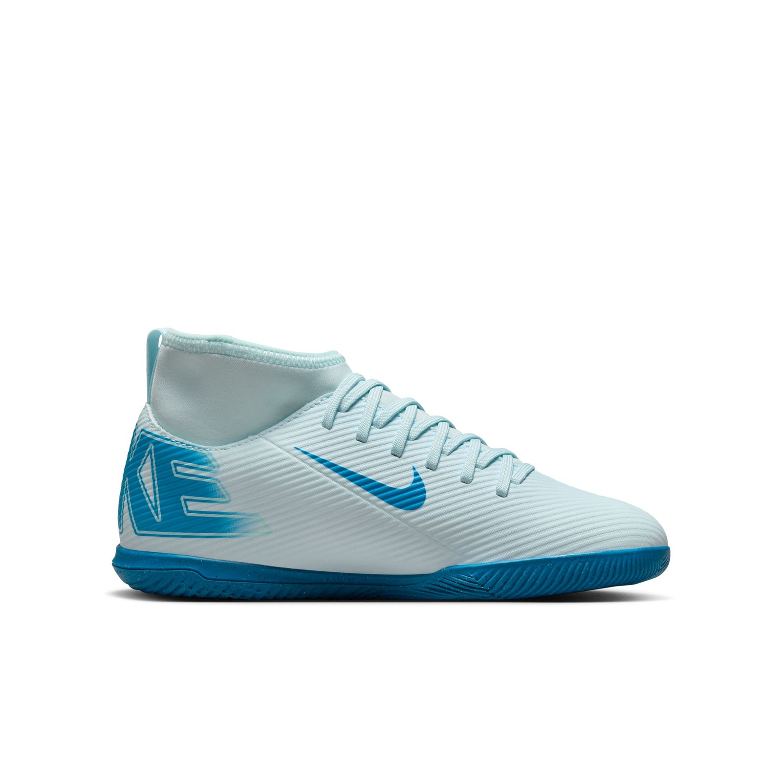 Nike Jr. Mercurial Superfly 10 Club Little/Big Kids' IC High-Top Soccer Shoes - FQ8320-400-NIKE by Nike | Available at Niky's Sports