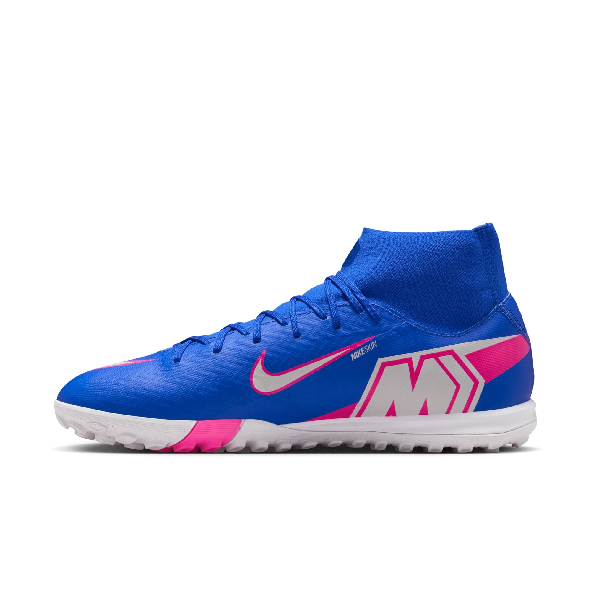 Nike Mercurial Superfly 10 Academy Turf High-Top Soccer Shoes - FQ8331-446-NIKE by Nike | Available at Niky's Sports