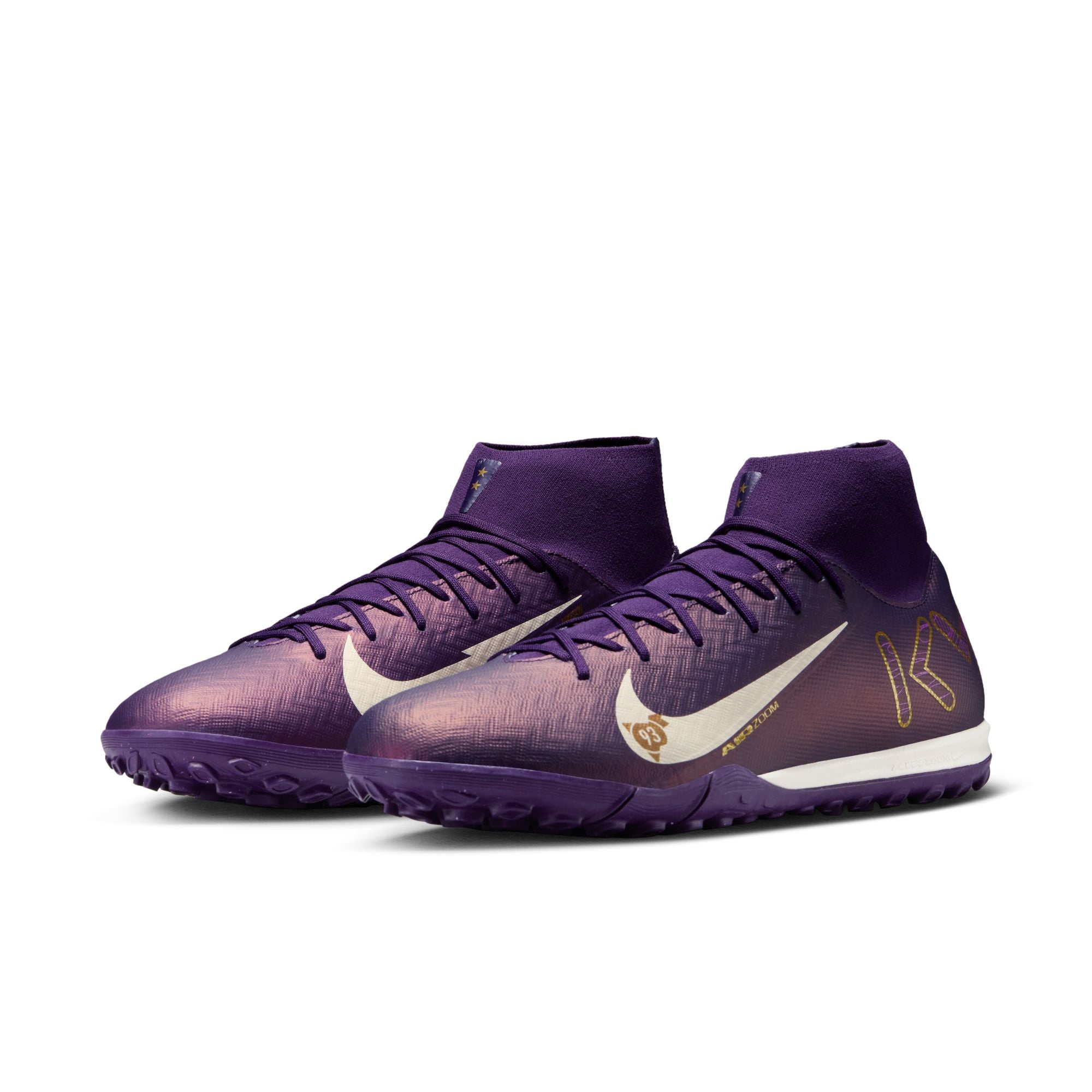 Nike Mercurial Superfly 10 Academy "Kylian Mbappé" TF High-Top Soccer Shoes - FQ8333-500-NIKE by Nike | Available at Niky's Sports