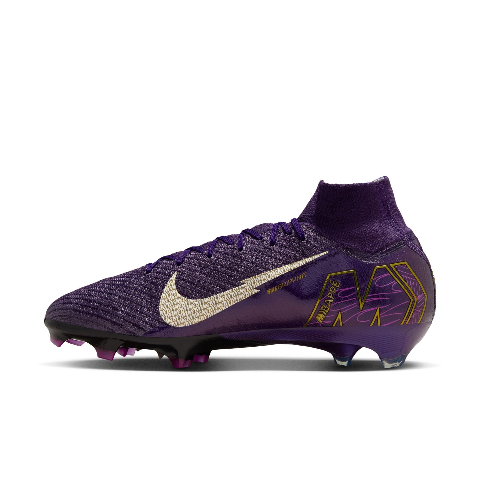 Nike Mercurial Superfly 10 Elite "Kylian Mbappé" FG High-Top Soccer Cleats - FQ8692-500-NIKE by Nike | Available at Niky's Sports