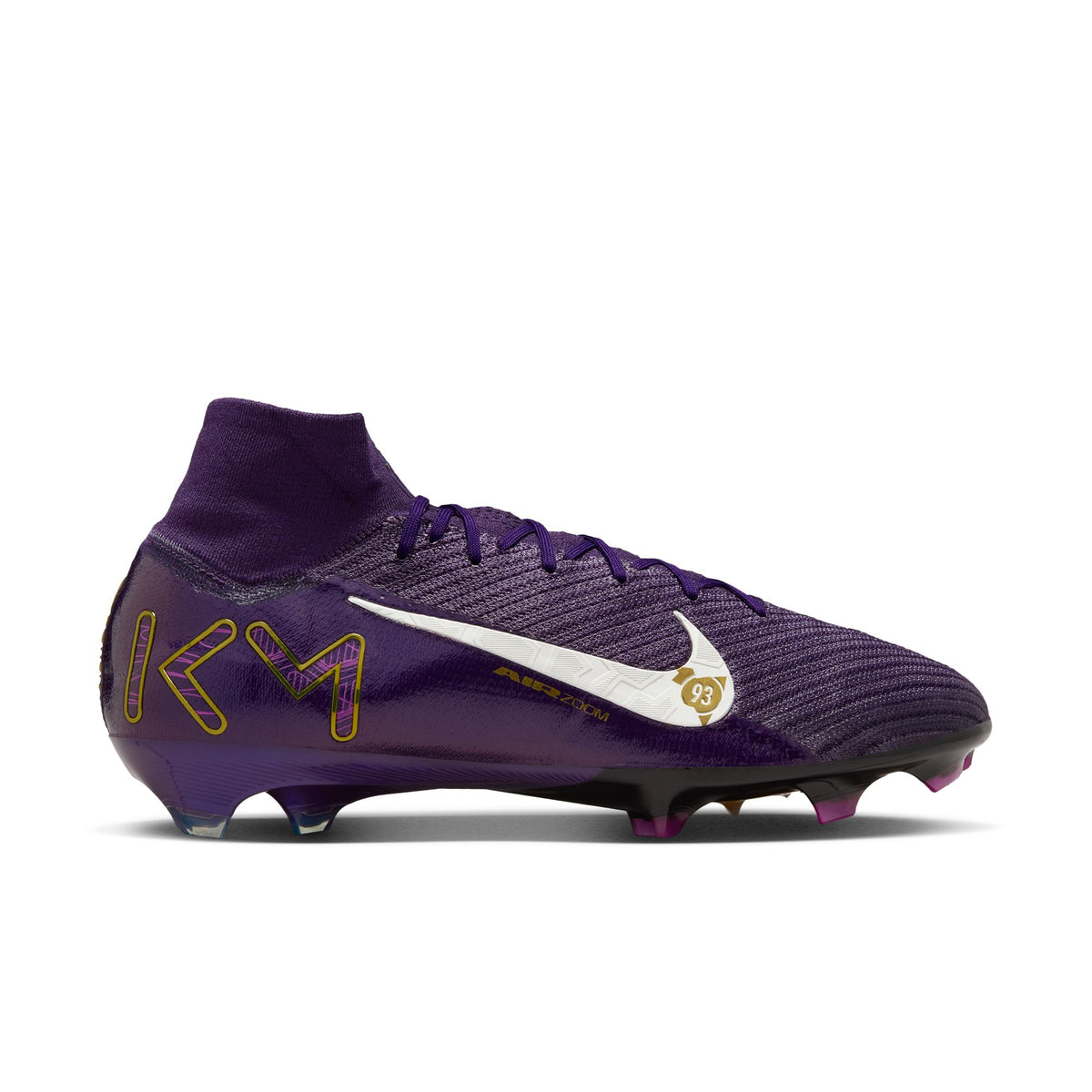 Nike Mercurial Superfly 10 Elite "Kylian Mbappé" FG High-Top Soccer Cleats - FQ8692-500-NIKE by Nike | Available at Niky's Sports