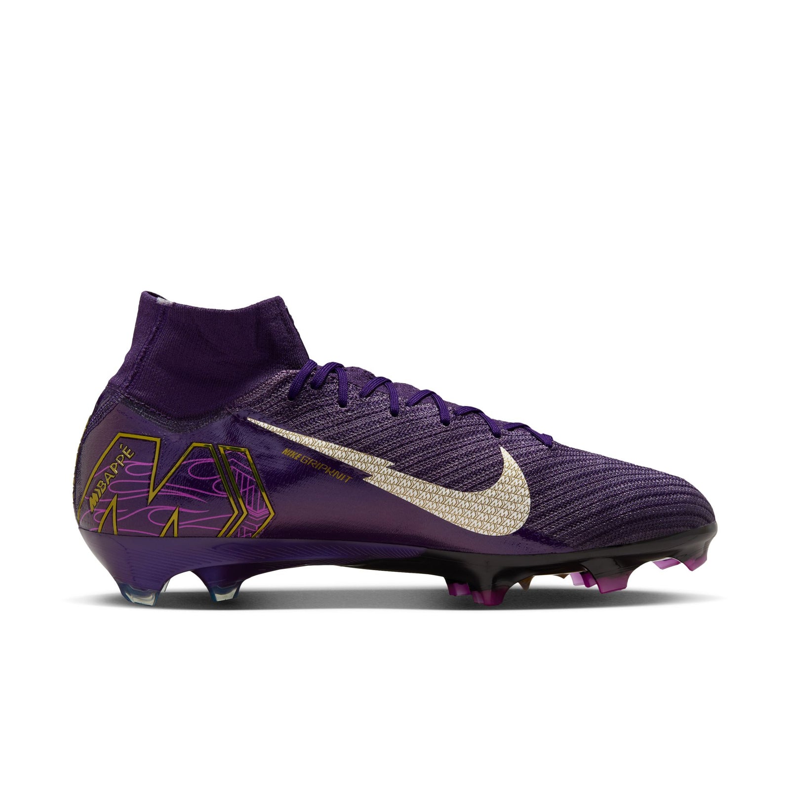 Nike Mercurial Superfly 10 Elite "Kylian Mbappé" FG High-Top Soccer Cleats - FQ8692-500-NIKE by Nike | Available at Niky's Sports