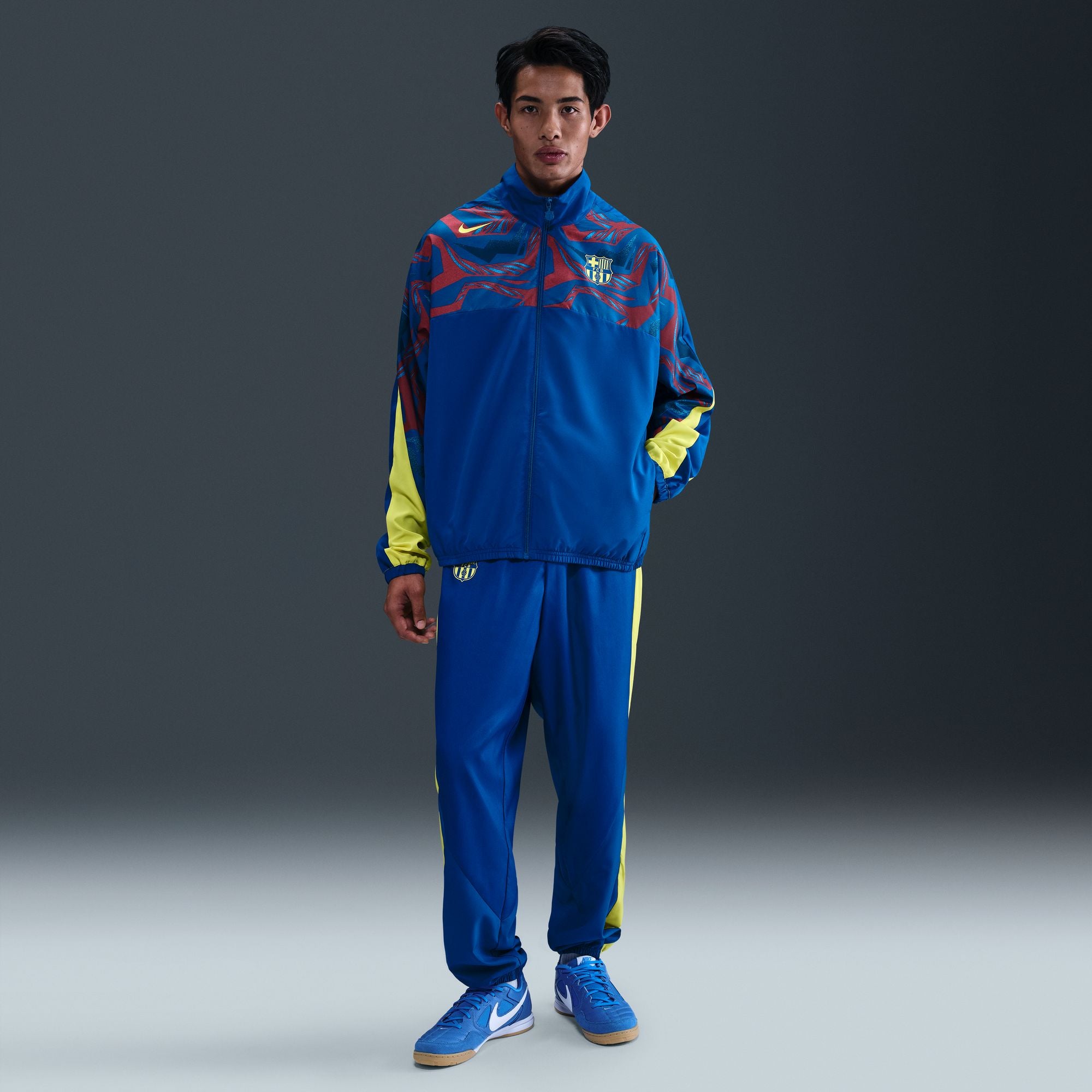 Nike FC Barcelona Starting 5 Fourth Men's Soccer Woven Jacket