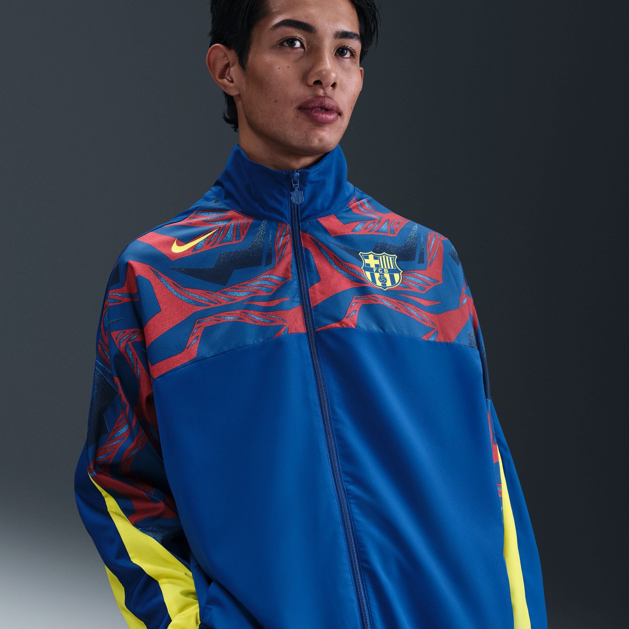 Nike FC Barcelona Starting 5 Fourth Men's Soccer Woven Jacket