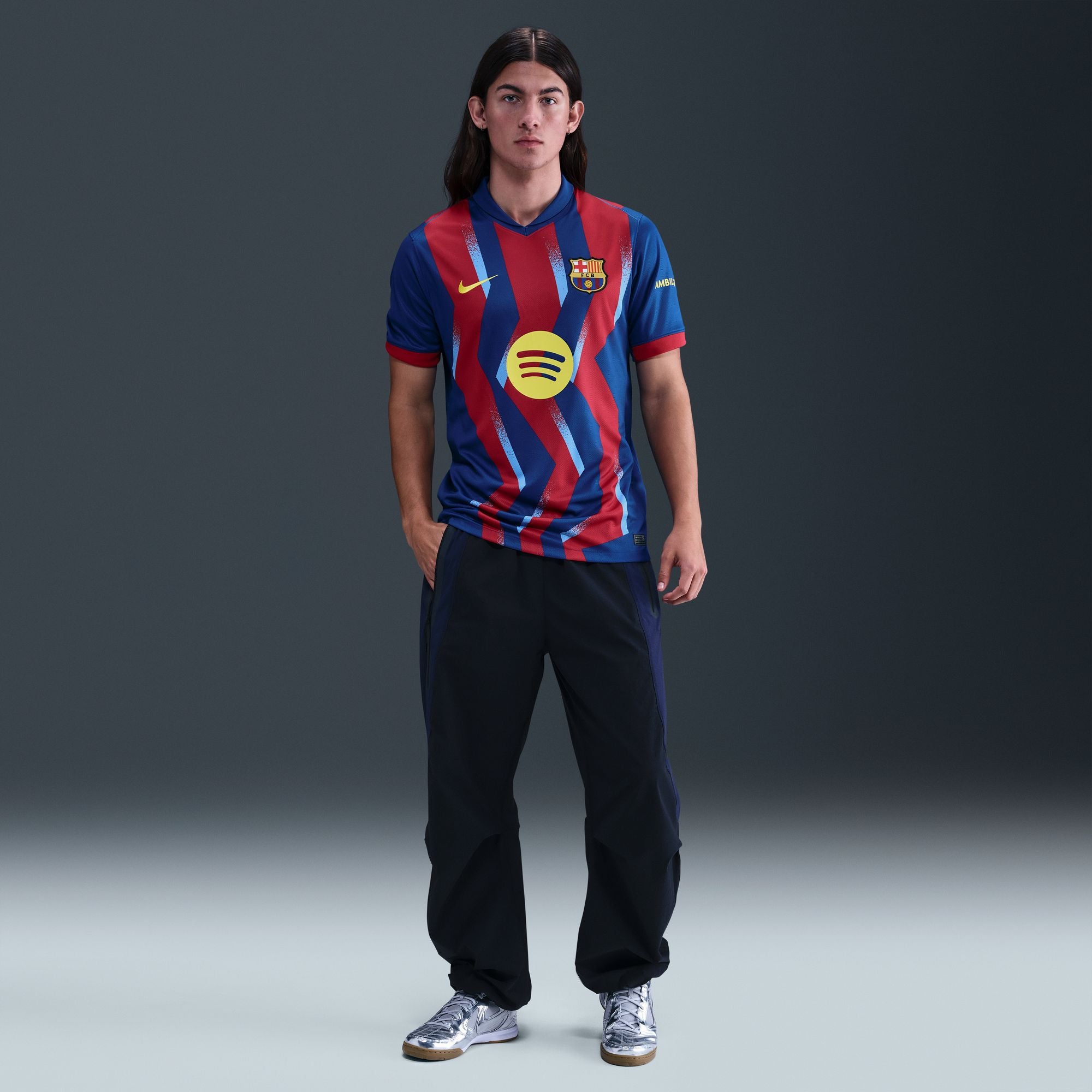 Nike FC Barcelona 2025/26 Stadium Fourth Men's Dri-FIT Soccer Replica Jersey - FZ1304-432-NIKE by Nike | Available at Niky's Sports