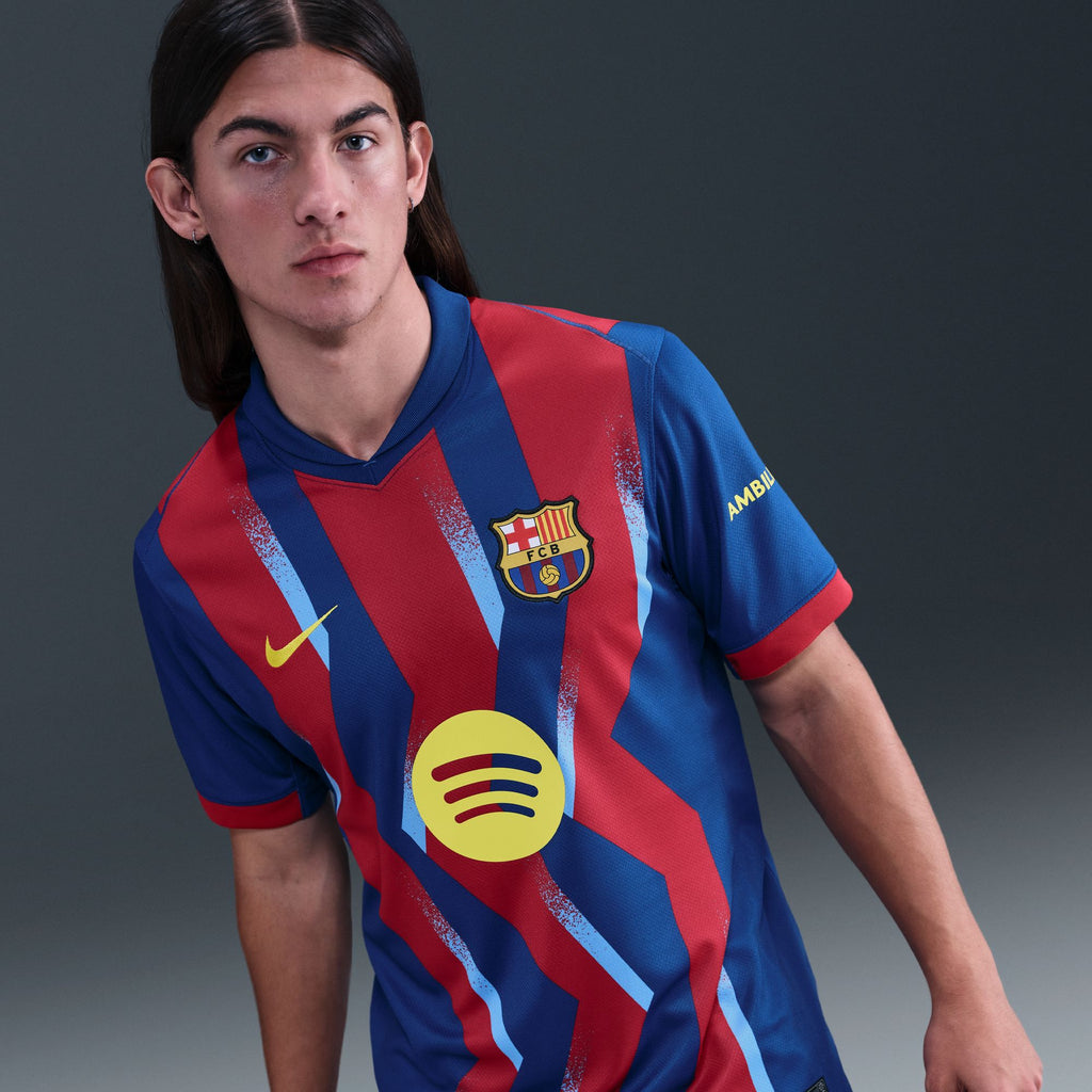 Nike FC Barcelona 2025/26 Stadium Fourth Men's Dri-FIT Soccer Replica Jersey - FZ1304-432-NIKE by Nike | Available at Niky's Sports