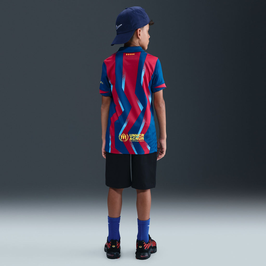 Nike FC Barcelona 2025/26 Stadium Fourth Big Kids' Dri-FIT Soccer Replica Jersey