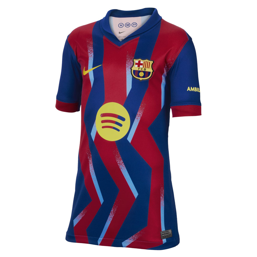 Nike FC Barcelona 2025/26 Stadium Fourth Big Kids' Dri-FIT Soccer Replica Jersey