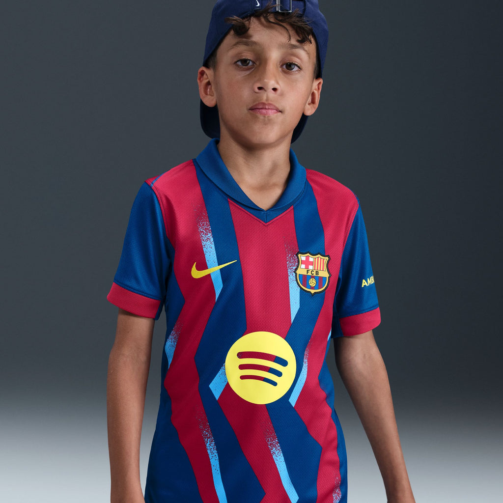 Nike FC Barcelona 2025/26 Stadium Fourth Big Kids' Dri-FIT Soccer Replica Jersey