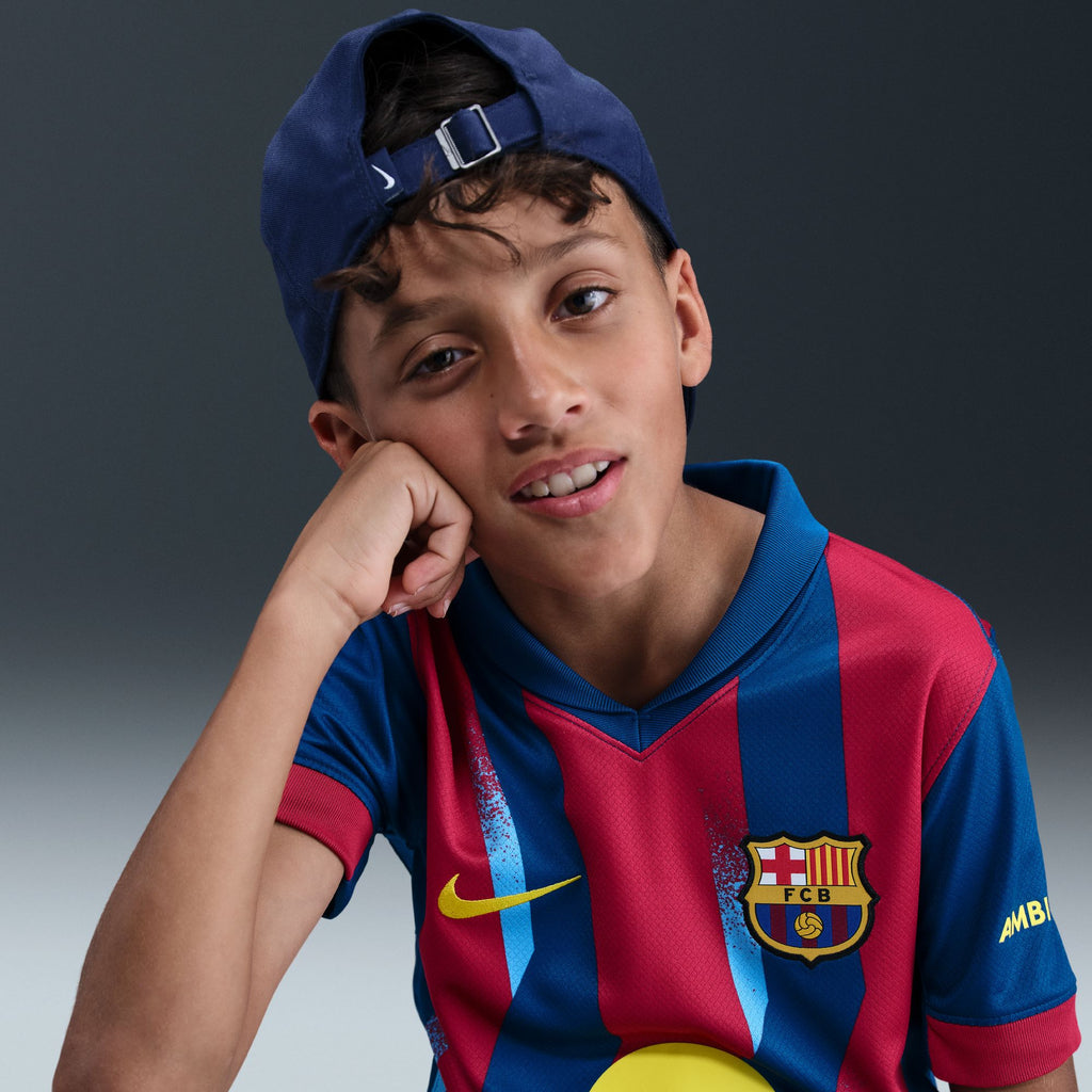 Nike FC Barcelona 2025/26 Stadium Fourth Big Kids' Dri-FIT Soccer Replica Jersey