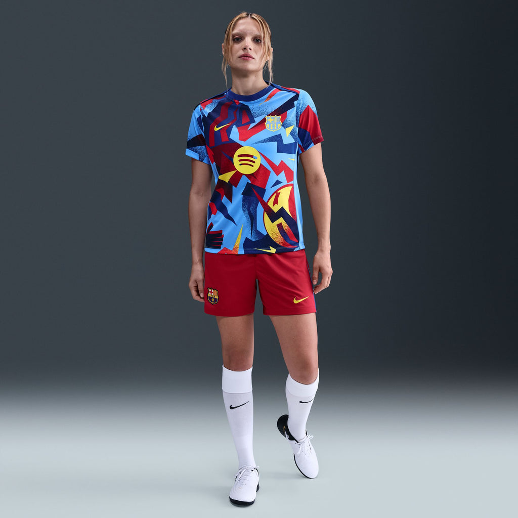 FC Barcelona Academy Pro Fourth Women's Nike Dri-FIT Soccer Pre-Match Top - FZ1342-413-NIKE by Nike | Available at Niky's Sports