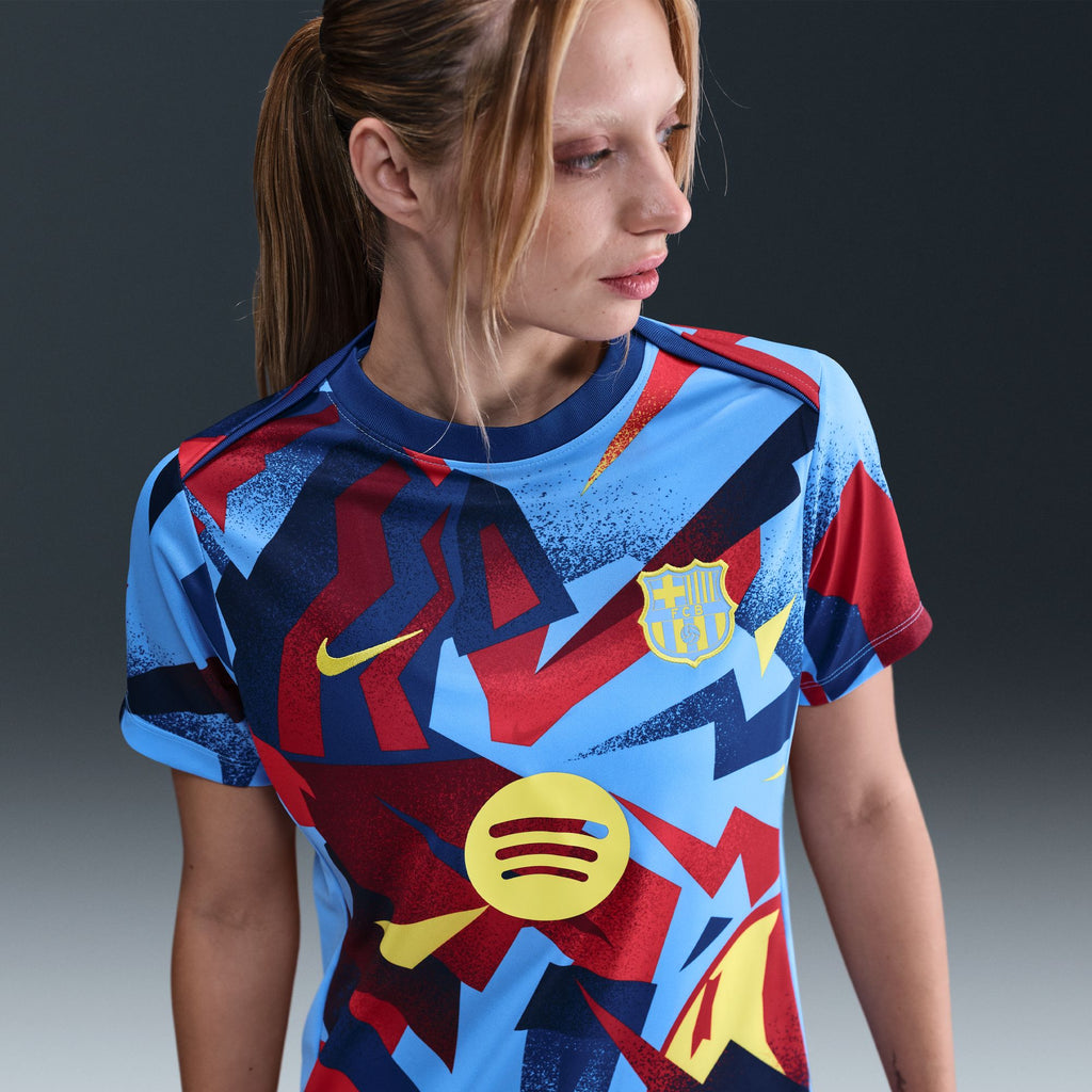 FC Barcelona Academy Pro Fourth Women's Nike Dri-FIT Soccer Pre-Match Top - FZ1342-413-NIKE by Nike | Available at Niky's Sports