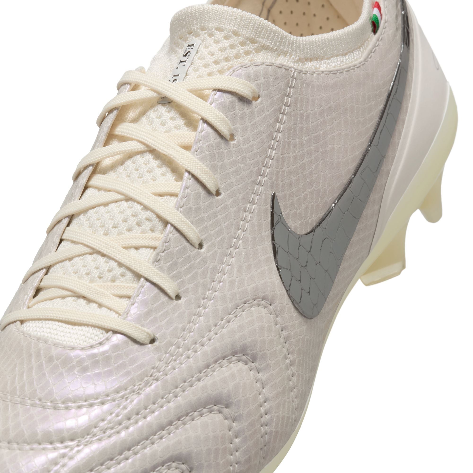 Nike Tiempo Legend 10 Elite LUXE FG Low-Top Soccer Cleats - FZ1487-100-NIKE by Nike | Available at Niky's Sports