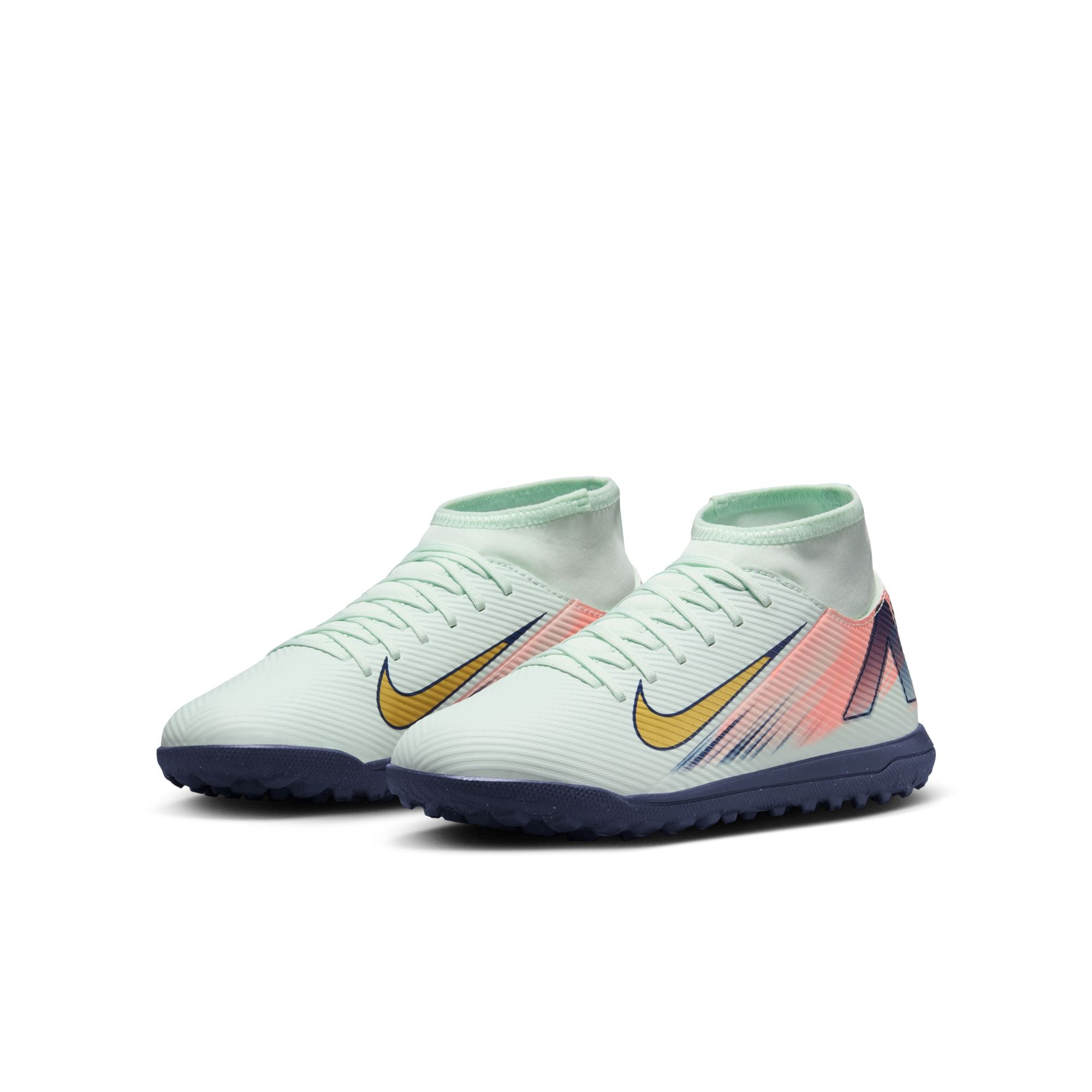Nike Jr. Superfly 10 Club Mercurial Dream Speed Turf Soccer Shoes Youth - FZ1610-300-NIKE by Nike | Available at Niky's Sports