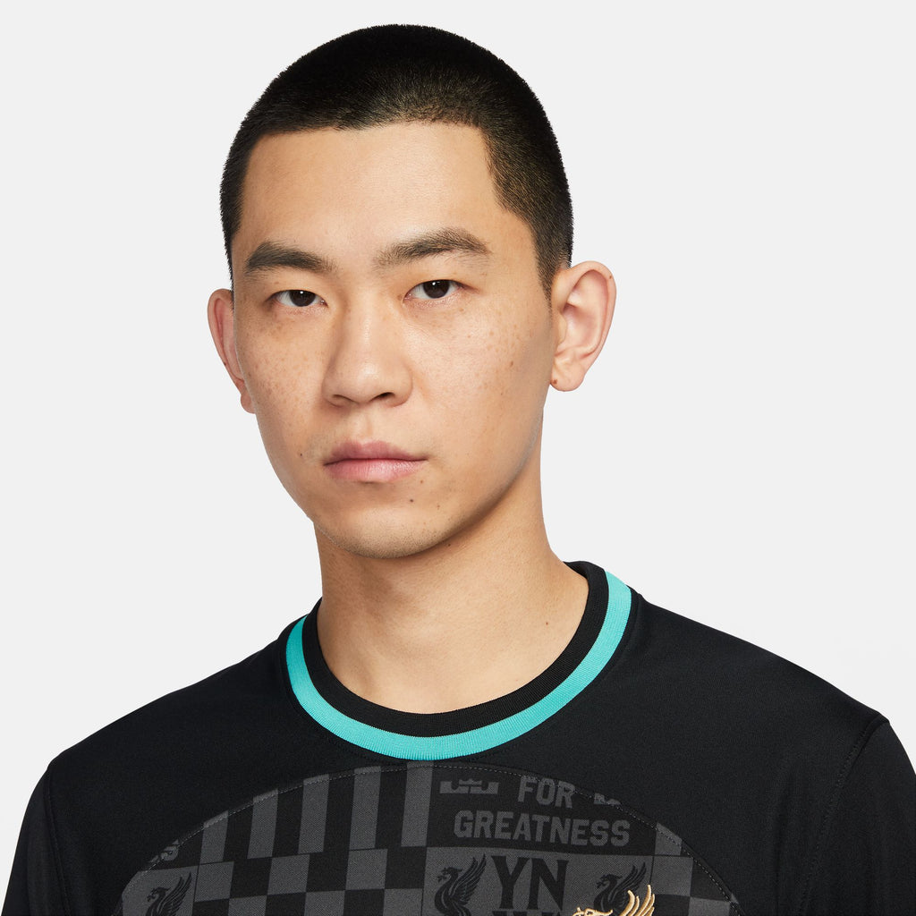 Nike Liverpool FC LBJ Men's Stadium Soccer Jersey - FZ3199-011-NIKE by Nike | Available at Niky's Sports