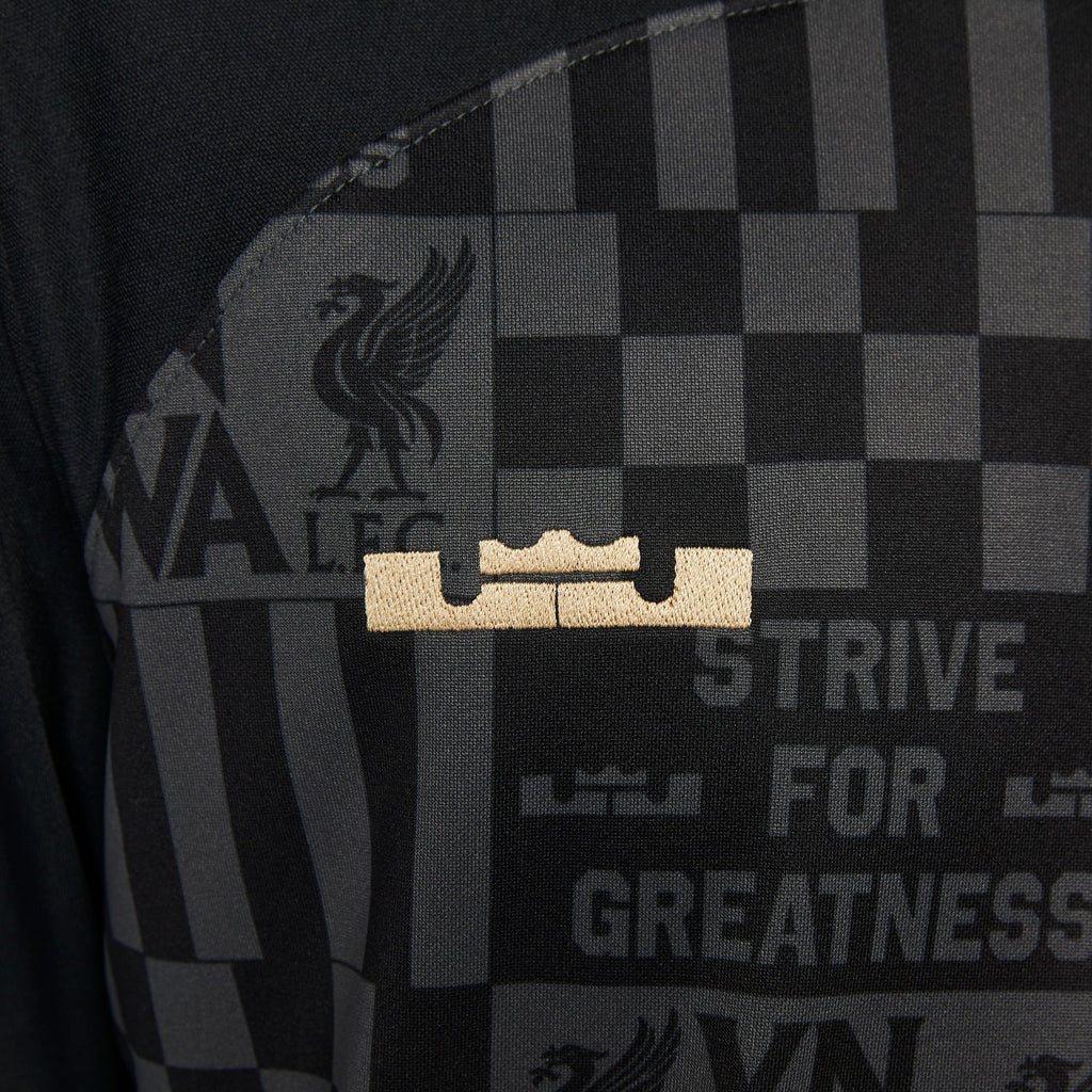 Nike Liverpool FC LBJ Men's Stadium Soccer Jersey - FZ3199-011-NIKE by Nike | Available at Niky's Sports