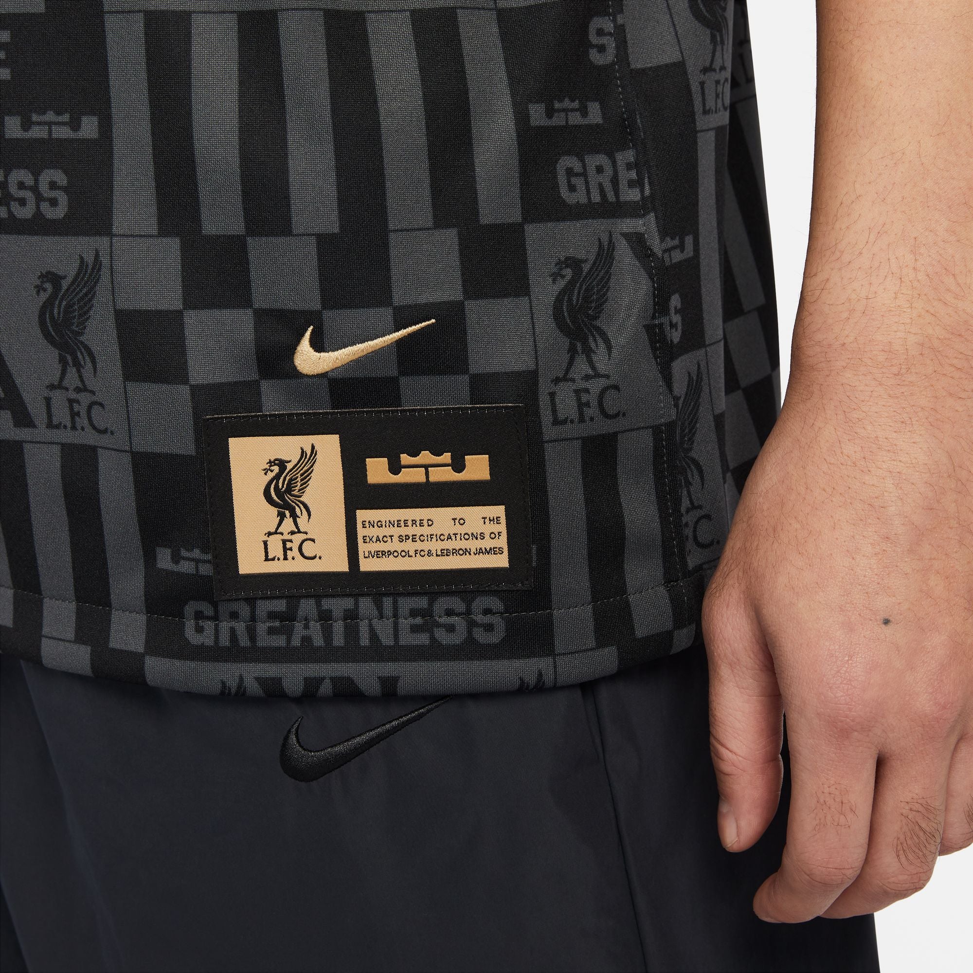Nike Liverpool FC LBJ Men's Stadium Soccer Jersey - FZ3199-011-NIKE by Nike | Available at Niky's Sports