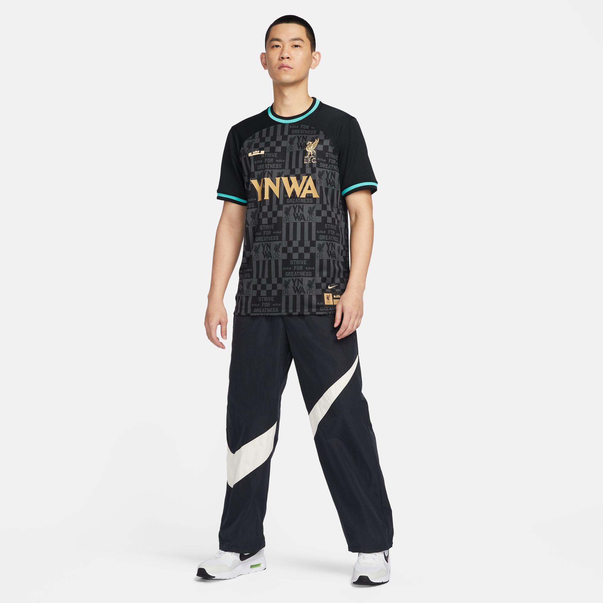Nike Liverpool FC LBJ Men's Stadium Soccer Jersey - FZ3199-011-NIKE by Nike | Available at Niky's Sports