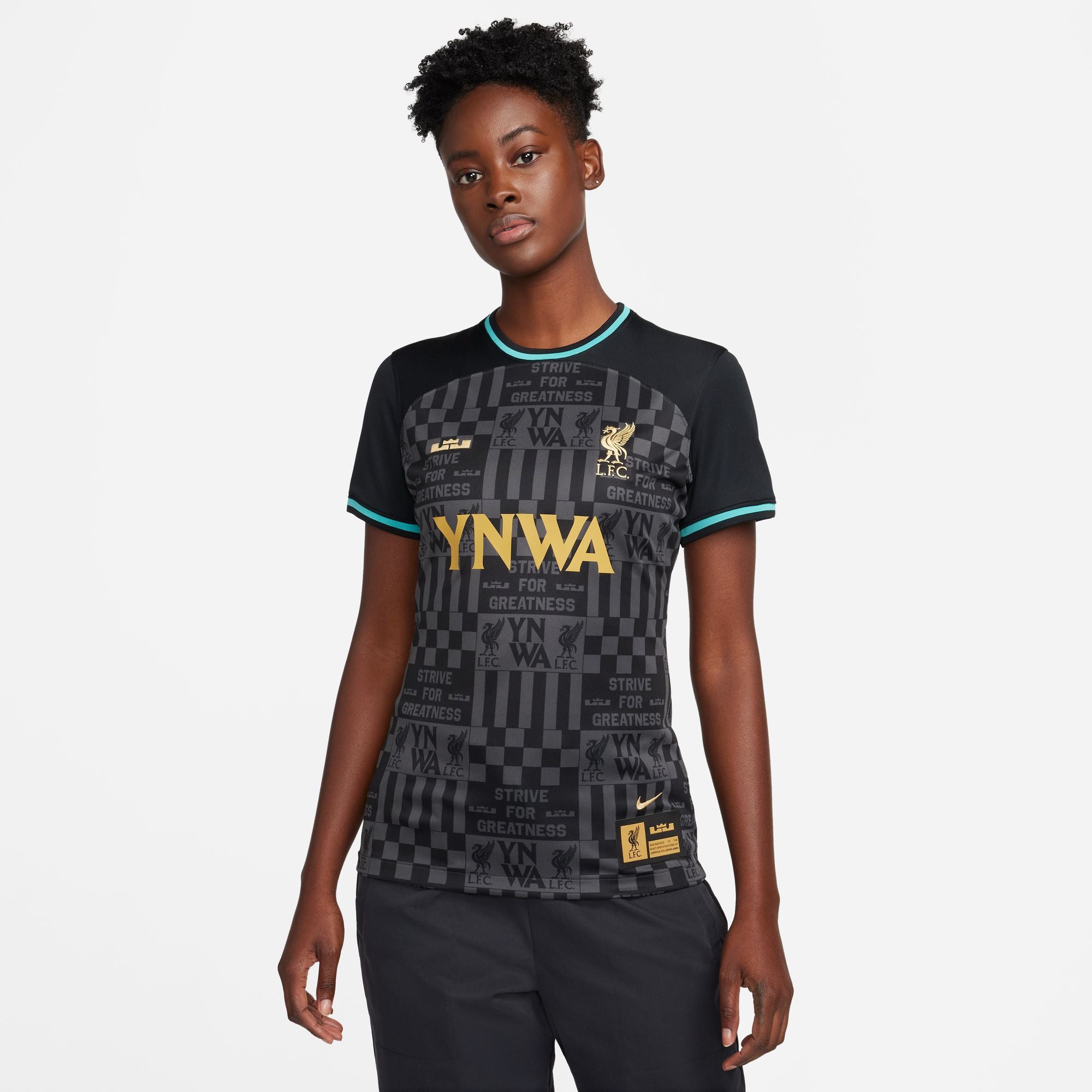 Nike LeBron x Liverpool FC Stadium Women's Dri-FIT Replica Soccer Jersey