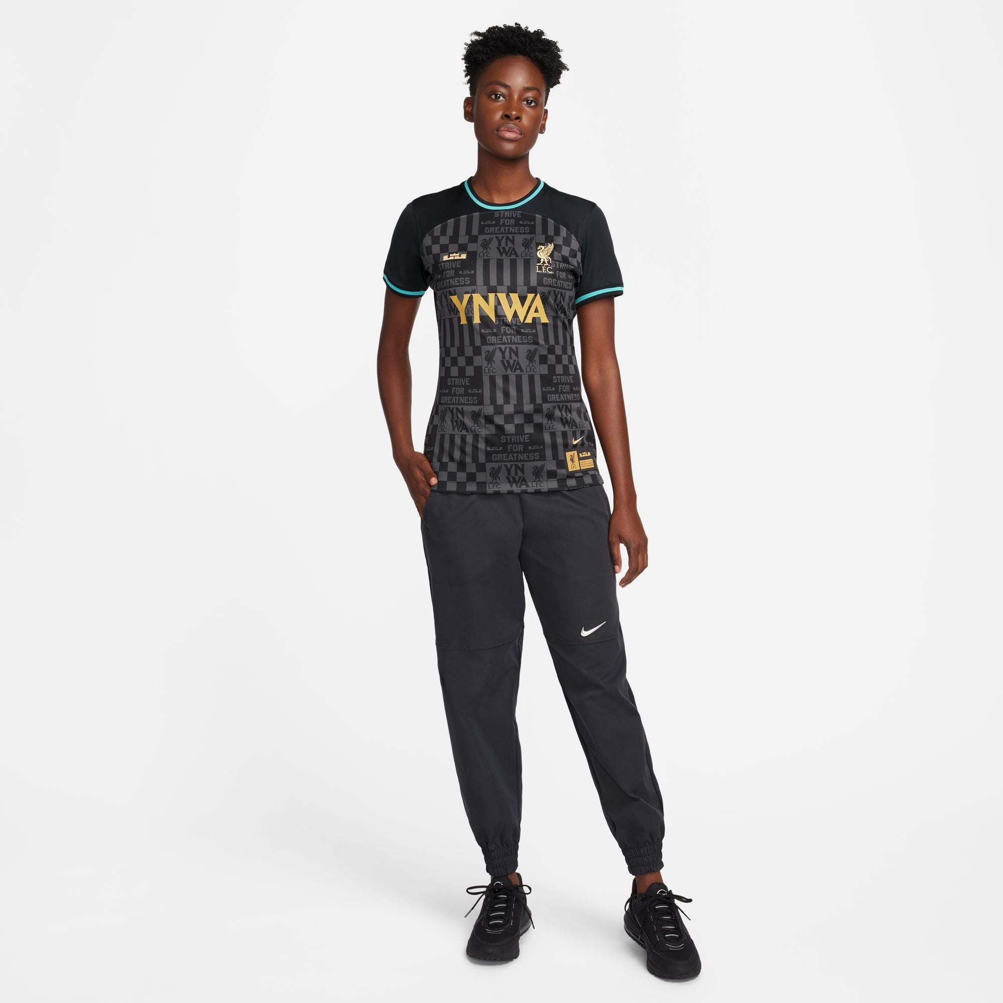 Nike LeBron x Liverpool FC Stadium Women's Dri-FIT Replica Soccer Jers