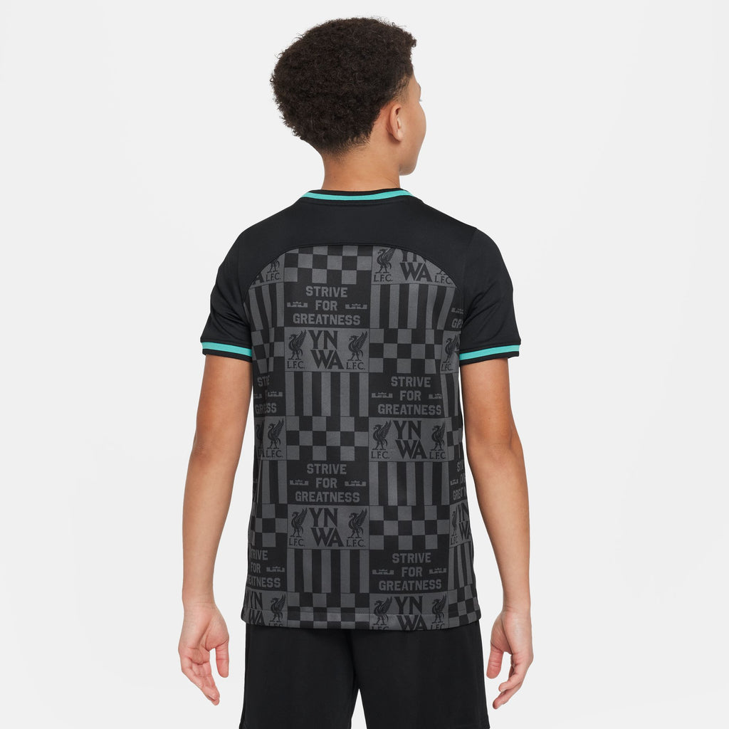 Nike LeBron x Liverpool FC Stadium Big Kids' Dri-FIT Replica Soccer Jersey - FZ3201-011-NIKE by Nike | Available at Niky's Sports